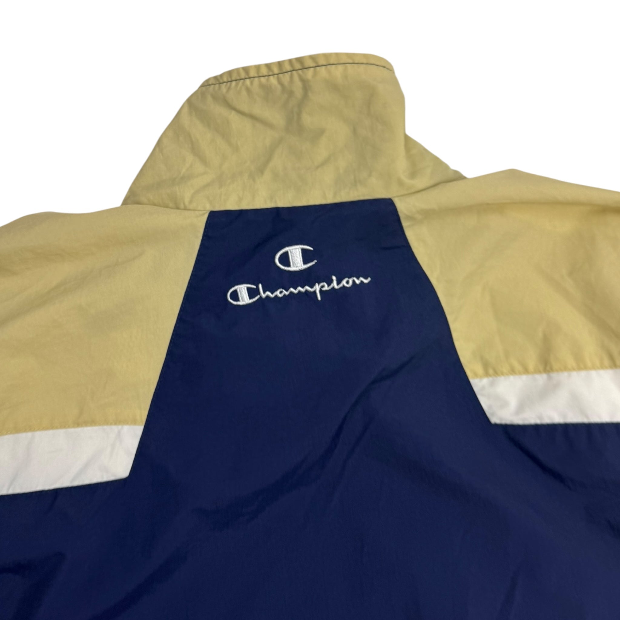 Vintage Champion Windbreaker Tan/Navy