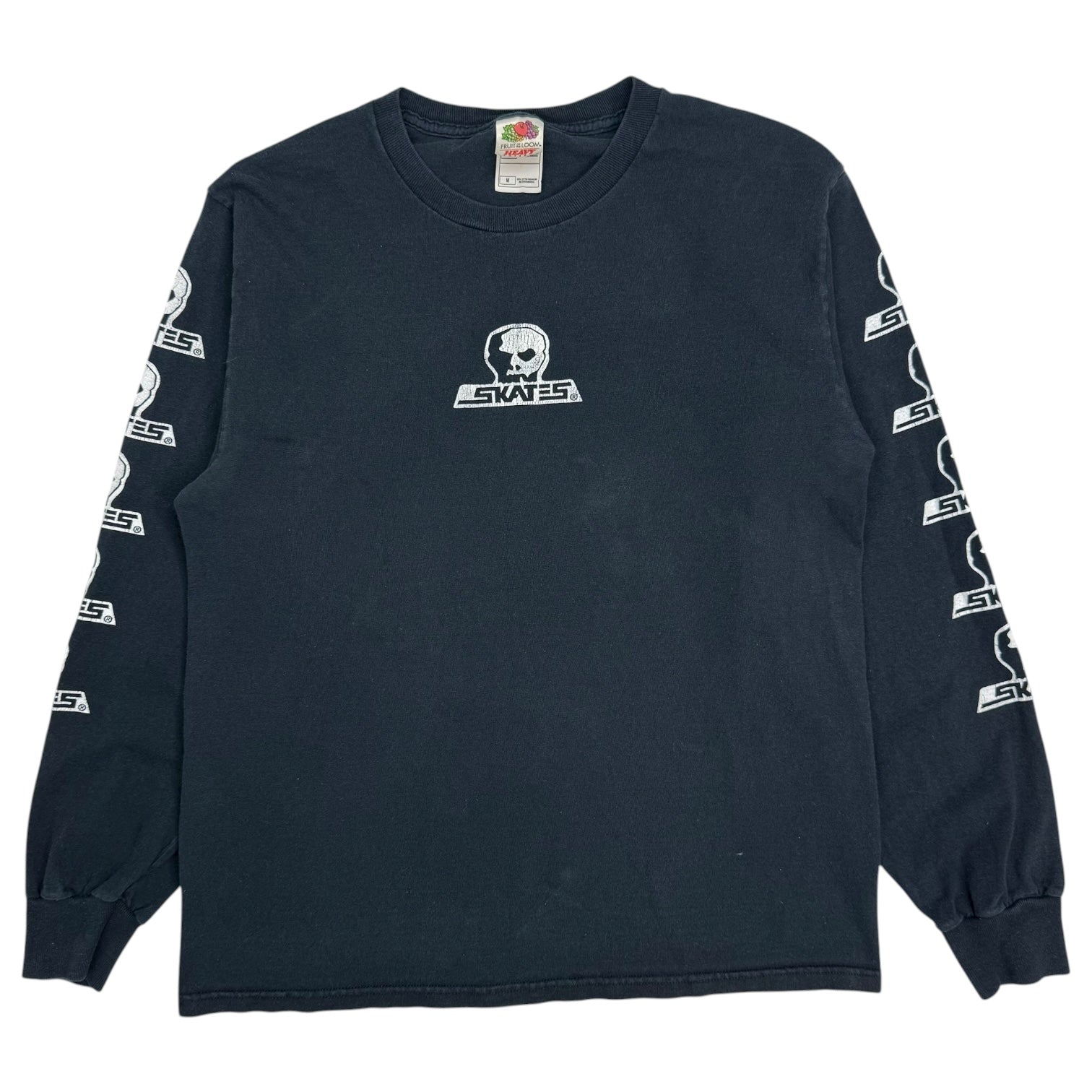 Vintage Skull Skates L/S Tee Black