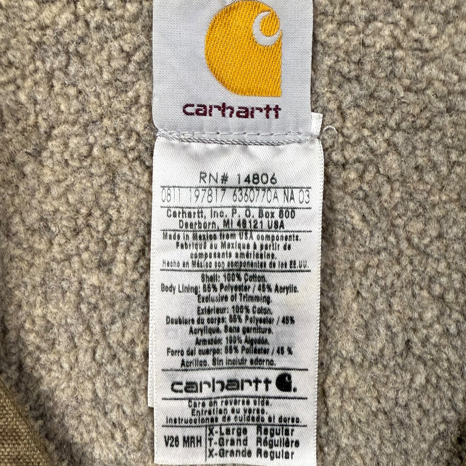 Vintage Carhartt Vest Taupe