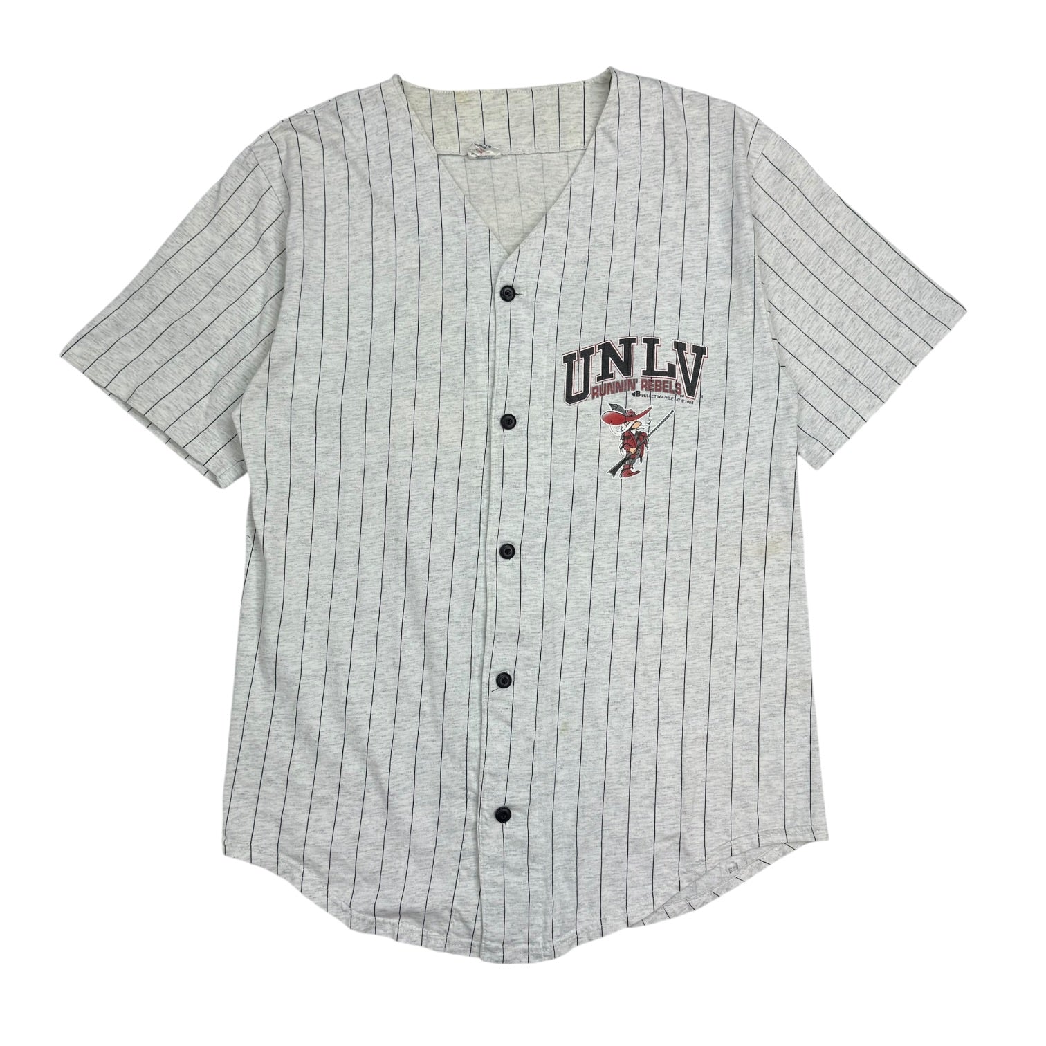 1993 UNLV Runnin Rebels Baseball Jersey Grey