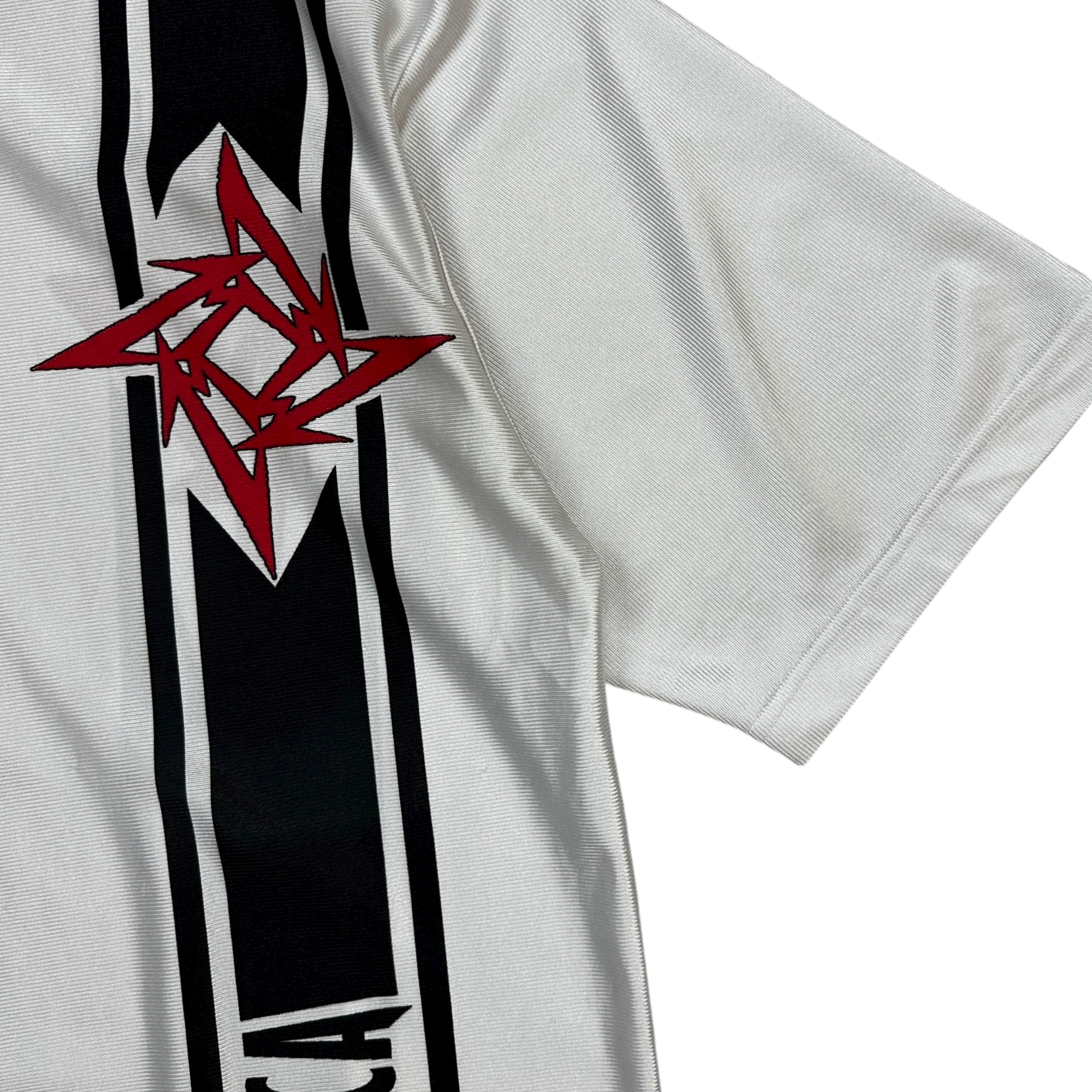 1997 Metallica Soccer Jersey White/Red