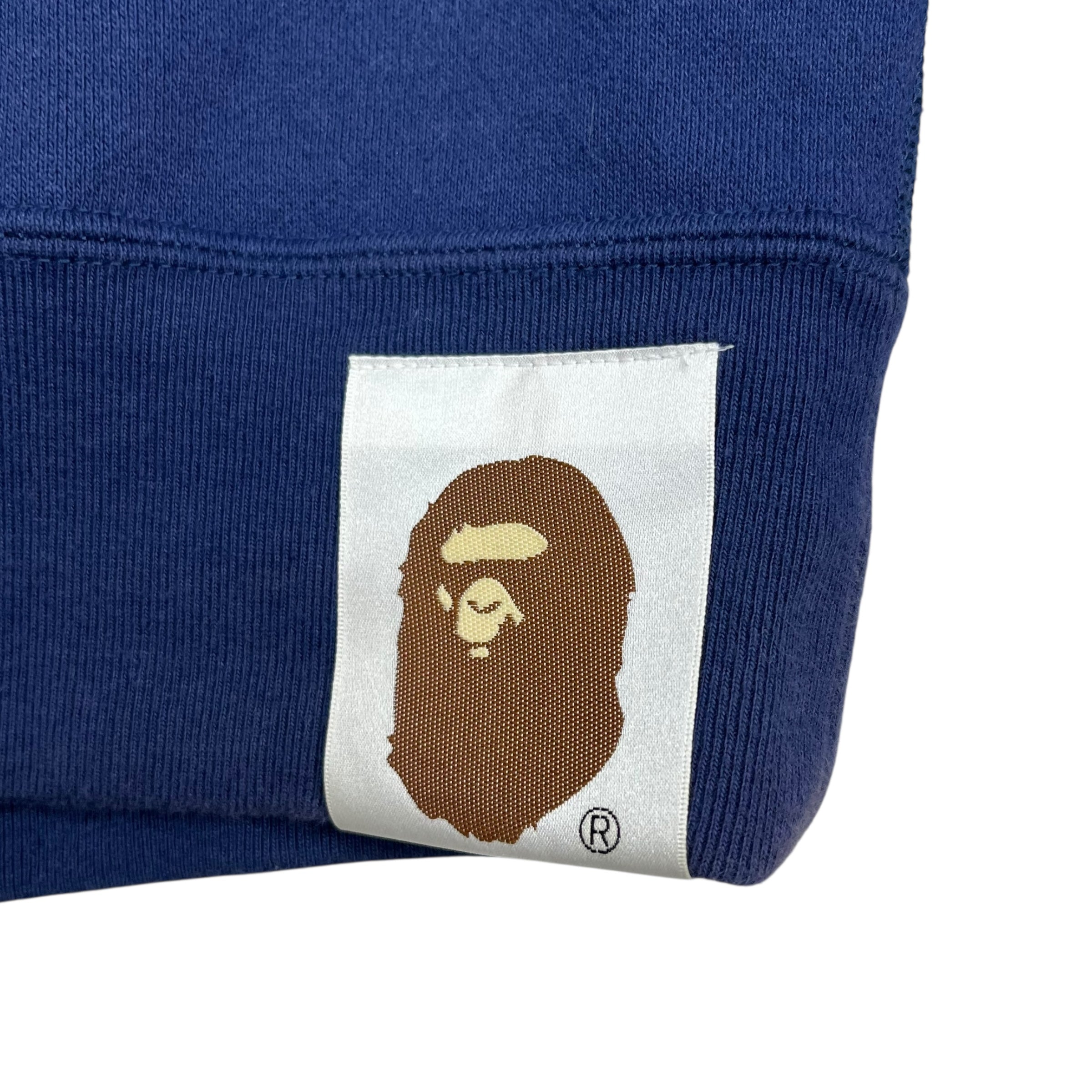 Bape Shark Head Hoodie Navy Blue/Blue Camo