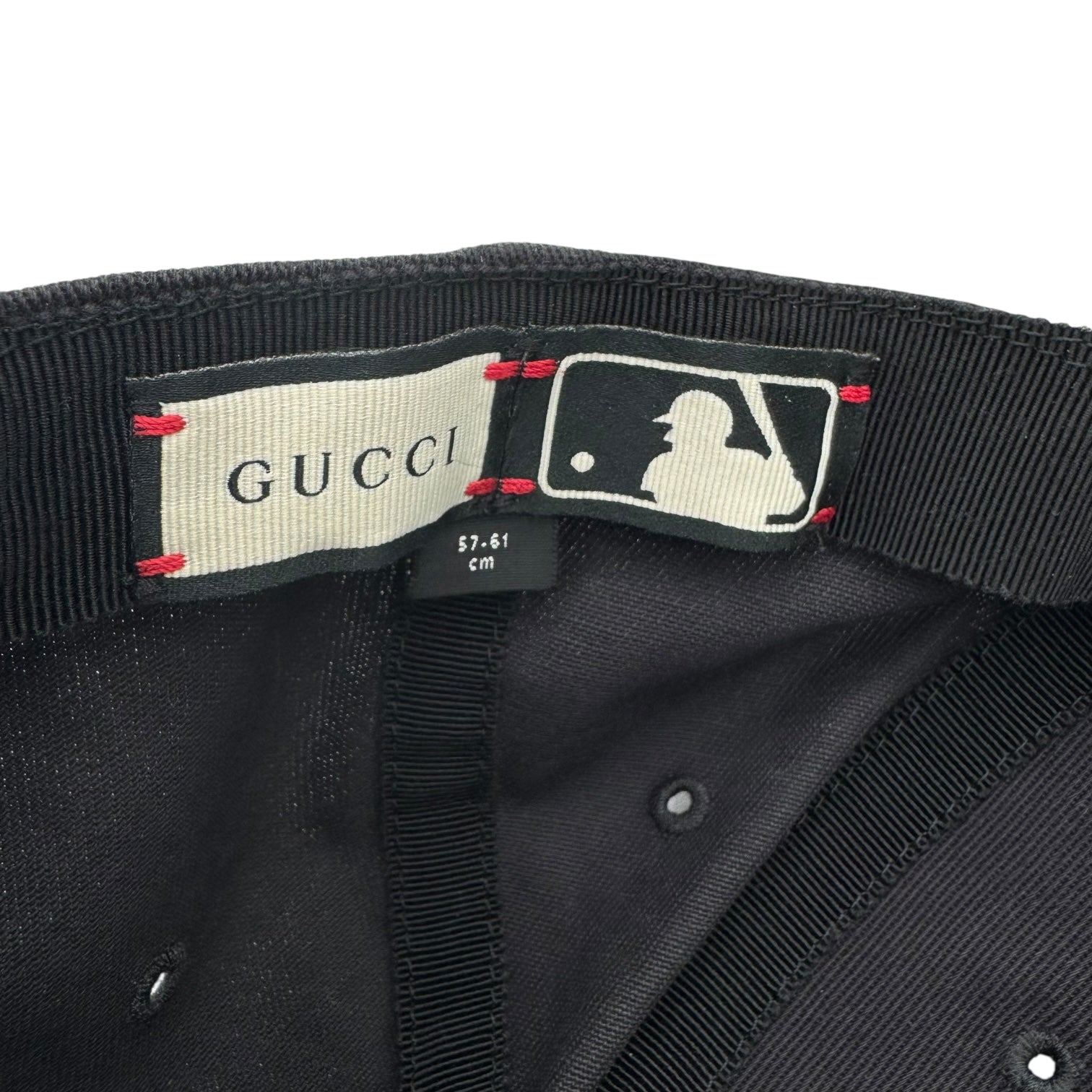 Gucci x MLB New York Yankees Baseball Hat Black