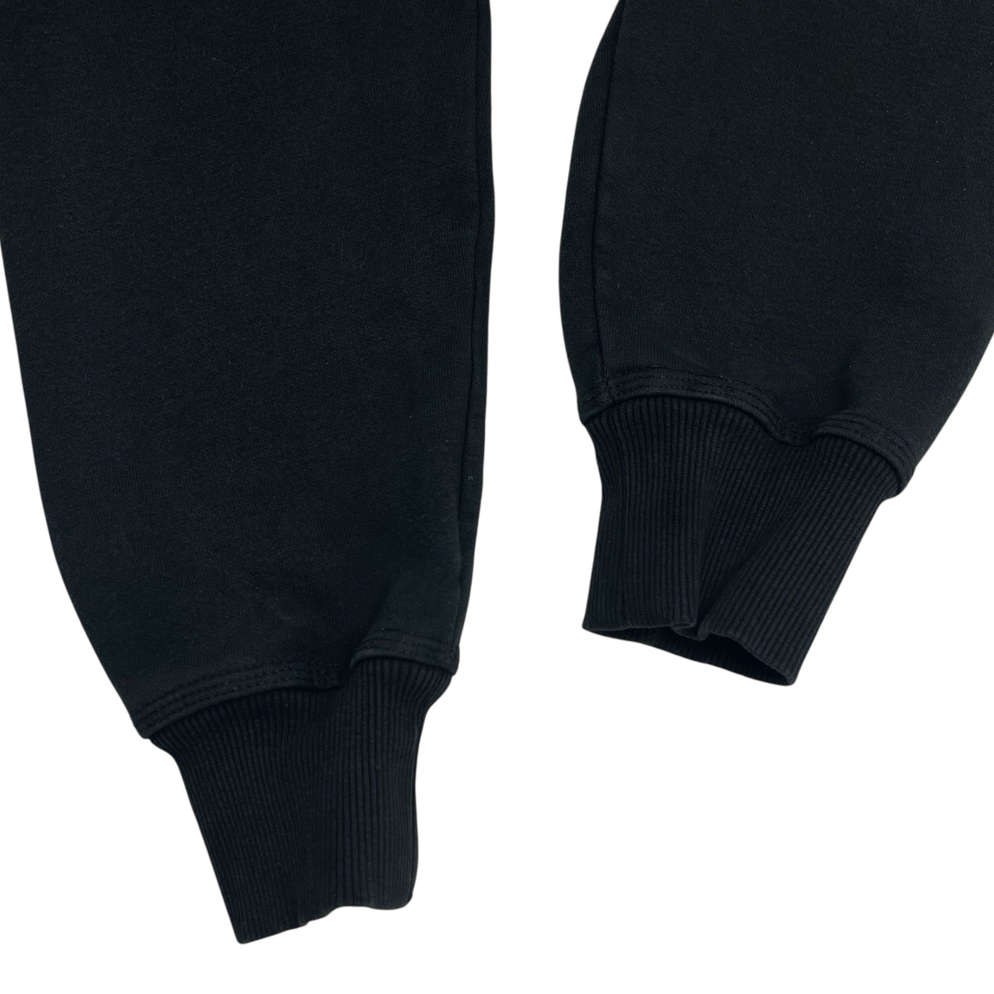 Stussy Stock Logo Appliqué Hoodie Black