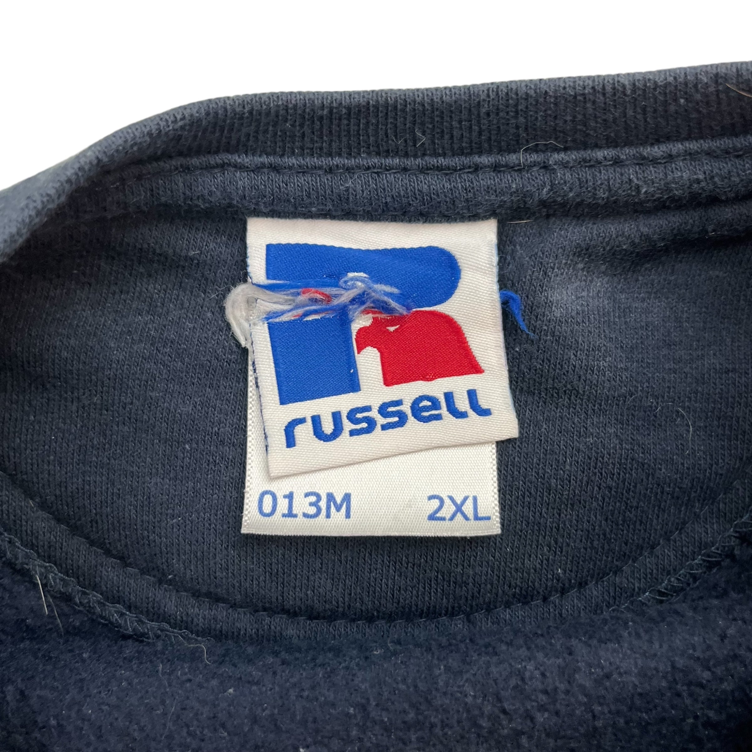 Vintage Russell Training Top Navy