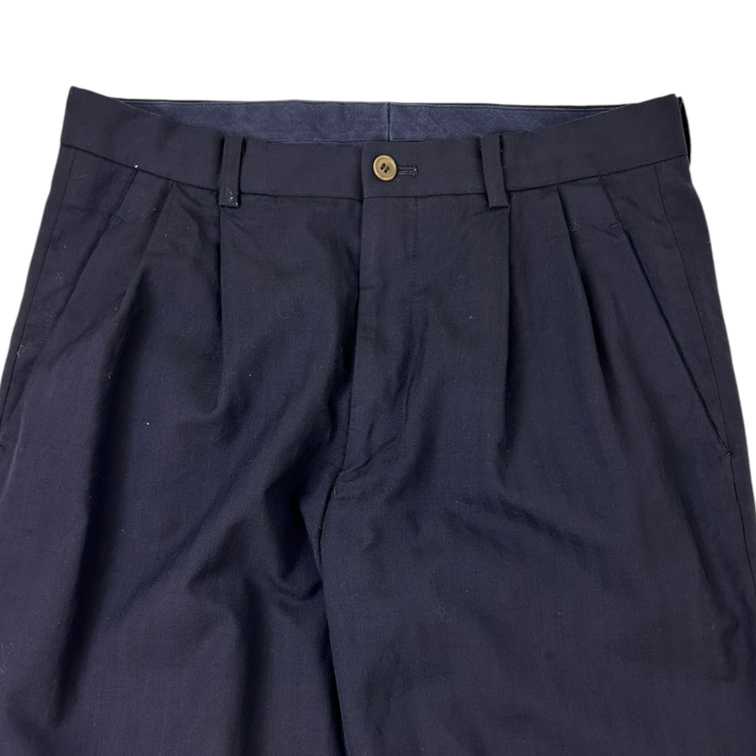 Issey Miyake Dress Pants Navy