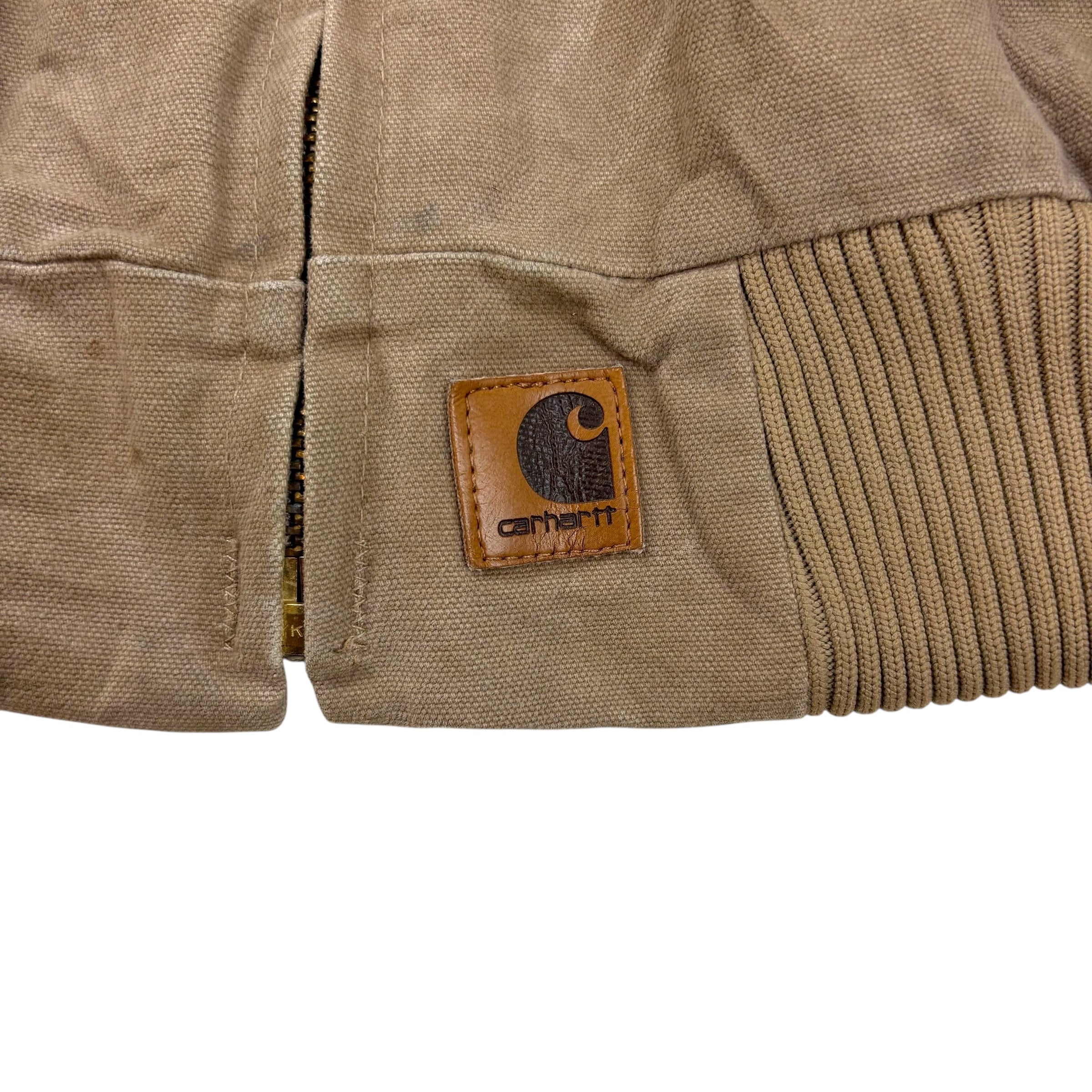 Vintage Carhartt Sante Fe Bomber Quilted Jacket Beige