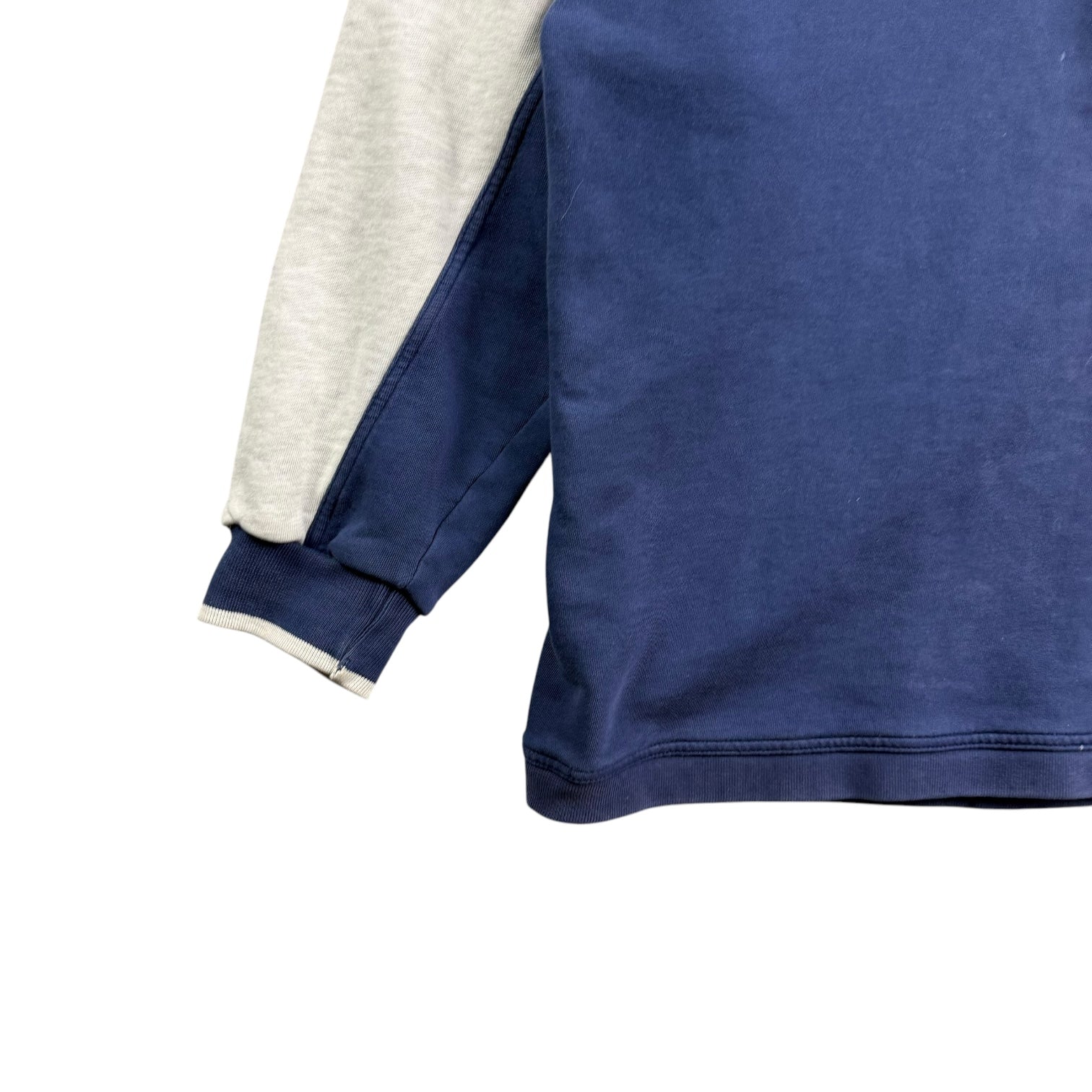 Vintage Nike Half Zip Hoodie Blue/Grey