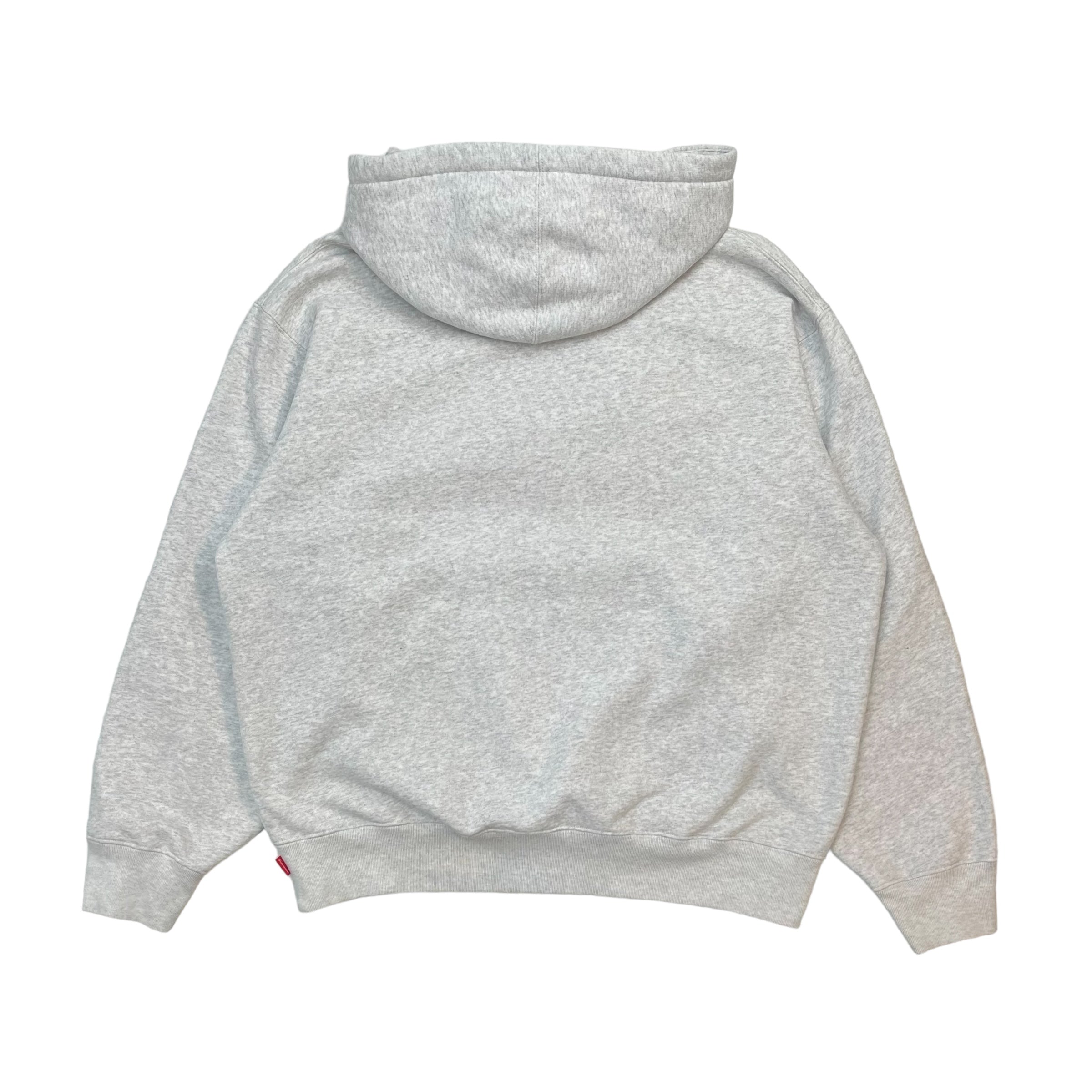 Supreme Chenille Hooded Sweatshirt Grey