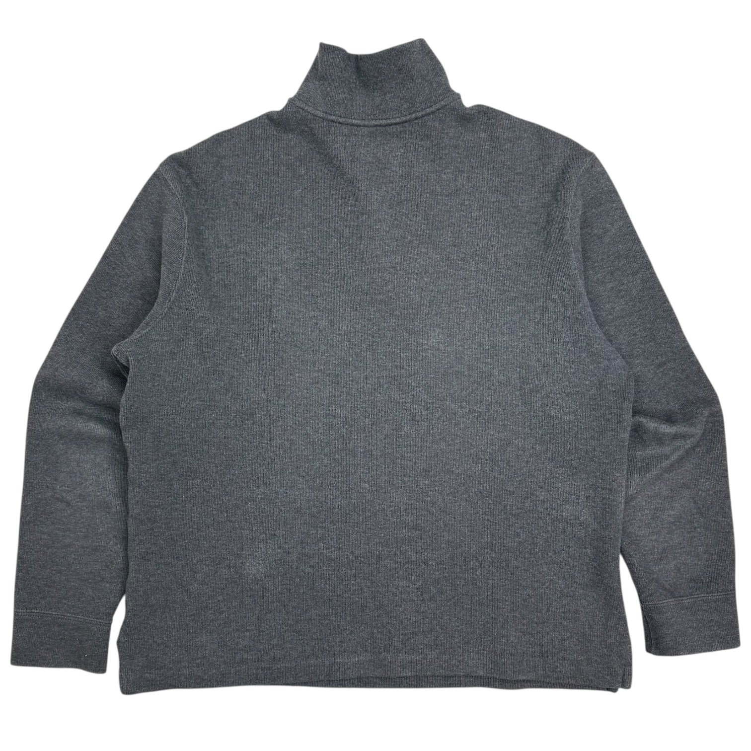Vintage Polo Ralph Lauren Quarter Zip Sweater Dark Grey