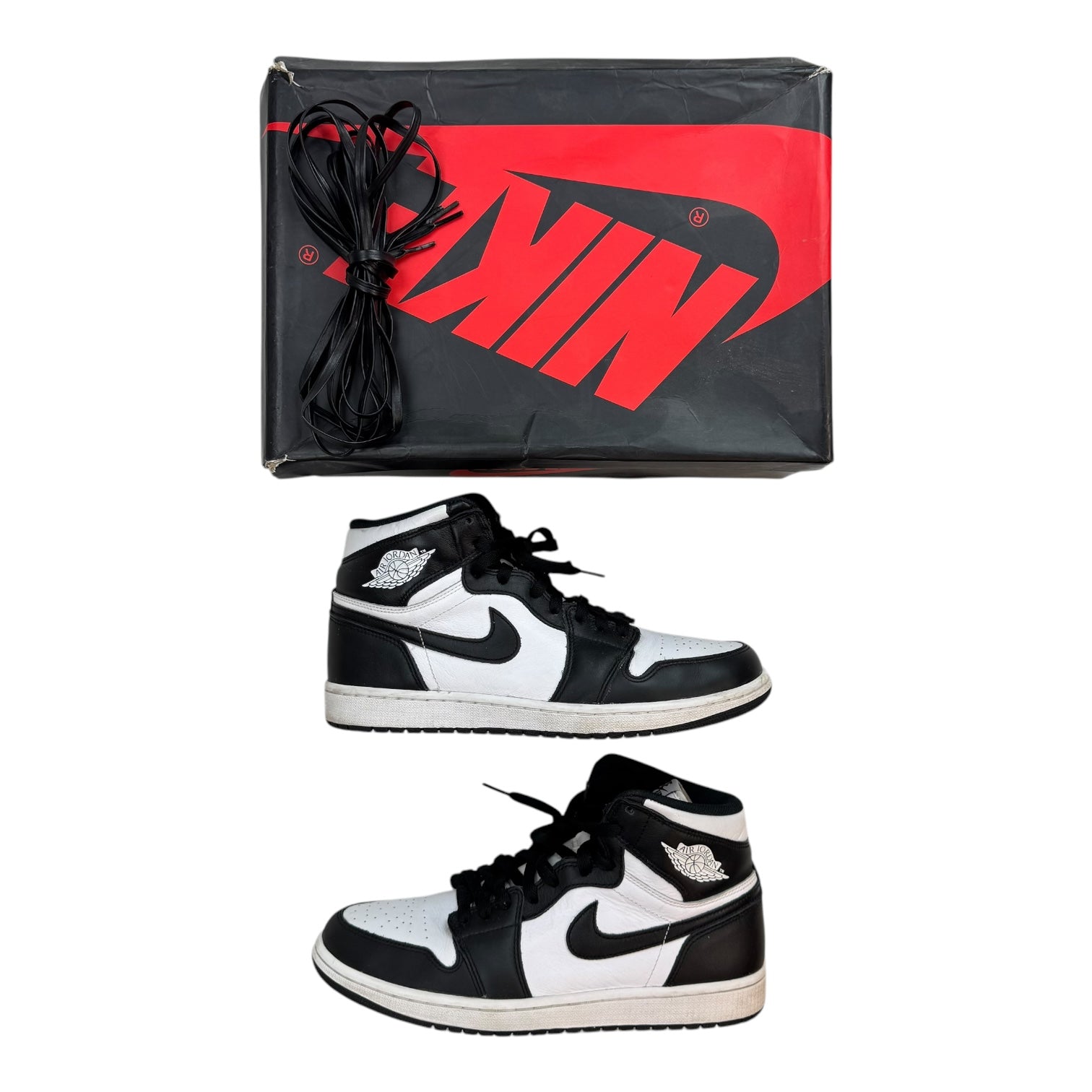 Jordan 1 Retro High Black White (2014) (Used)