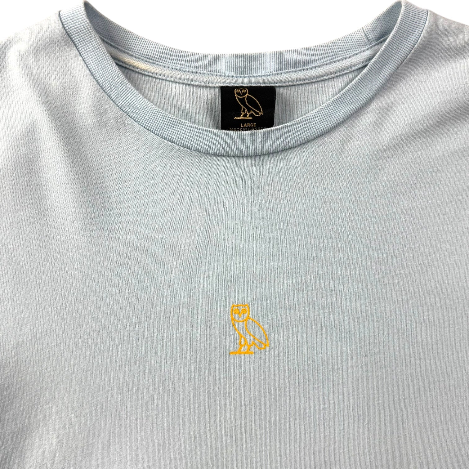 Octobers Very Own Globe L/S Tee Baby Blue