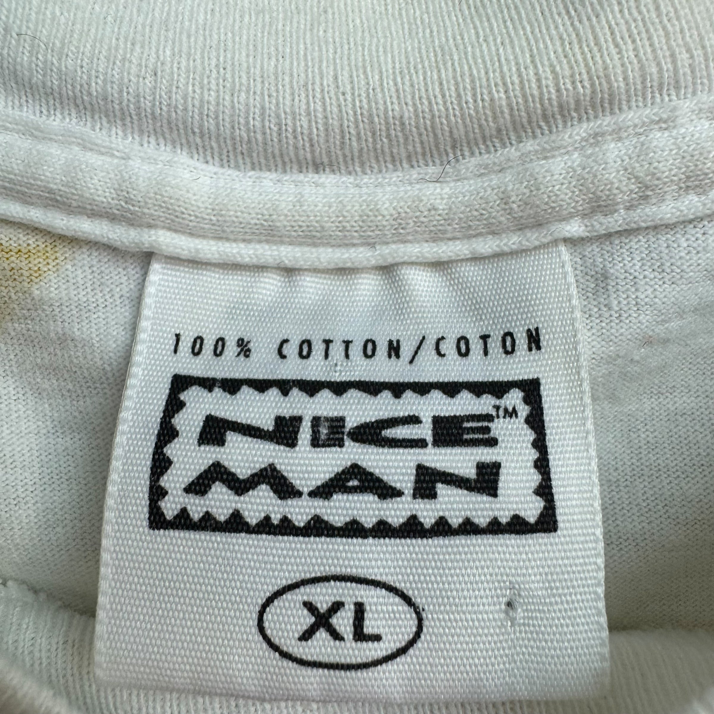 Vintage Nascar Team USA Tee White