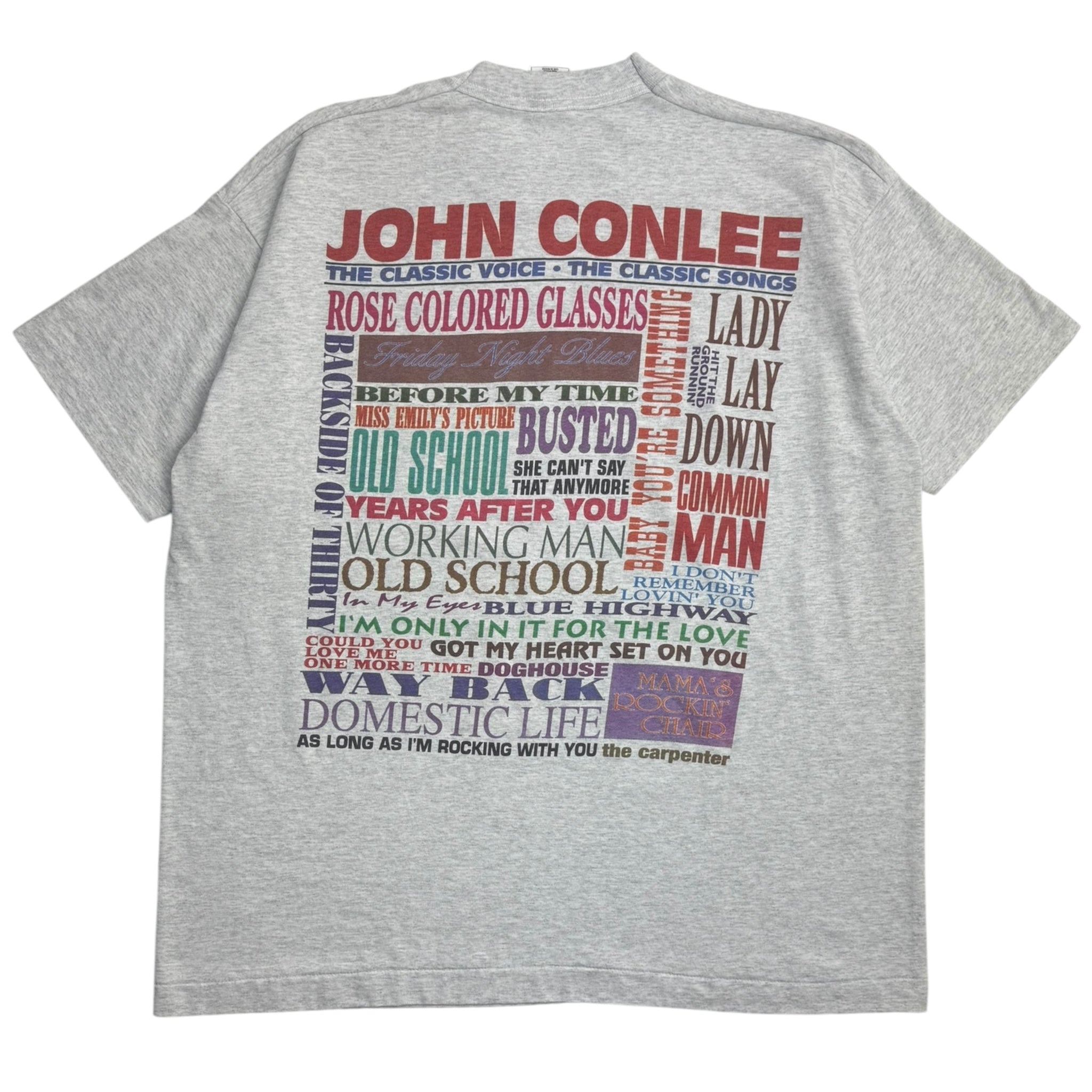 1996 John Conlee Greatest Hits T-Shirt