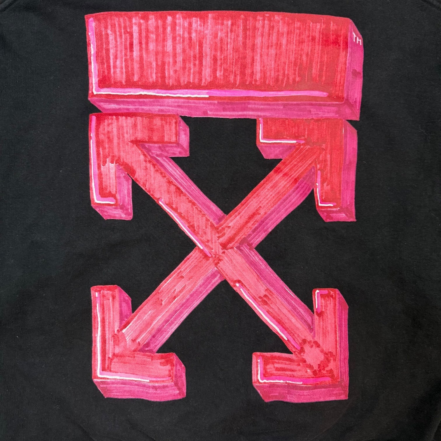 Off-White Marker Hoodie Black
