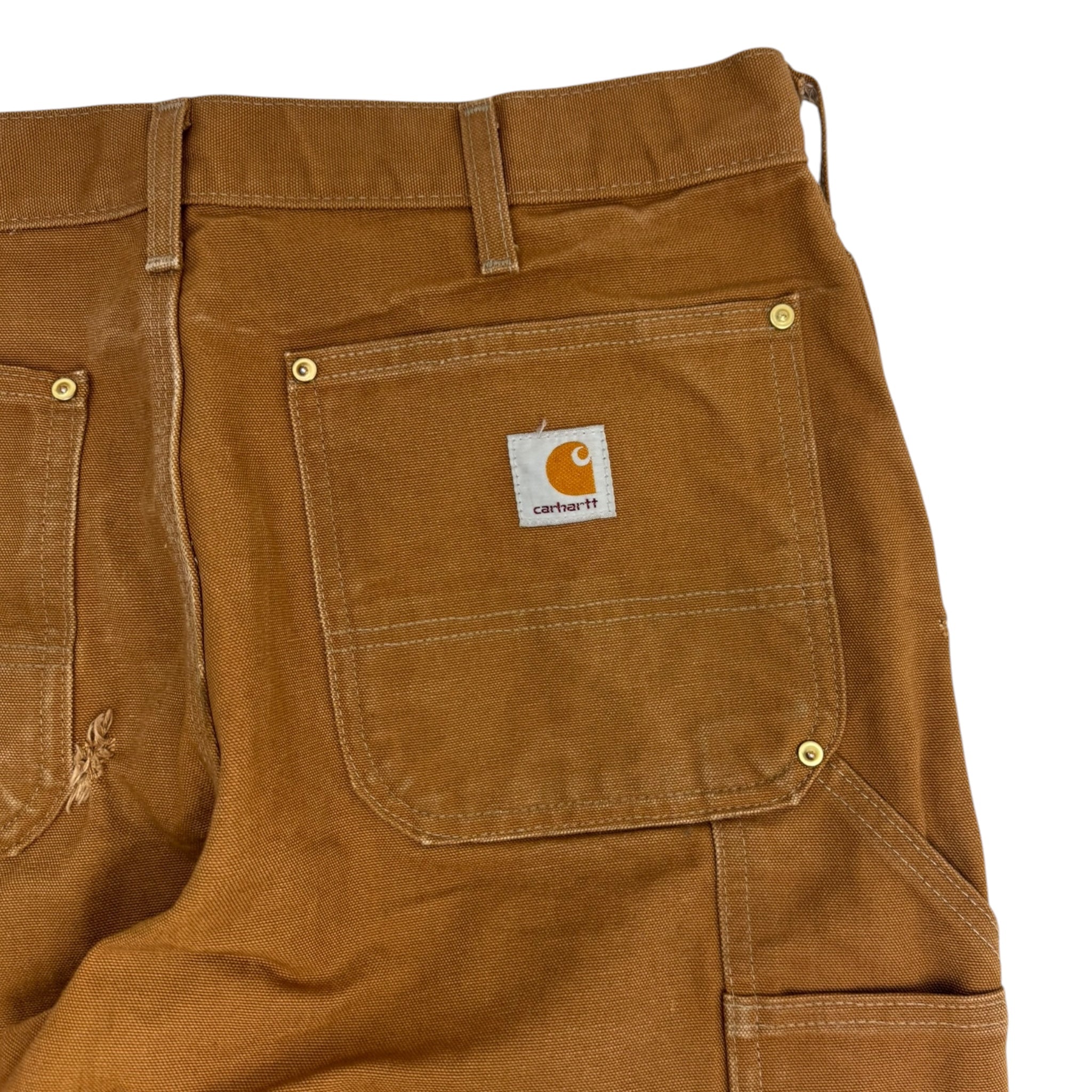 Vintage Carhartt Double Knee Bottoms Dark Tan