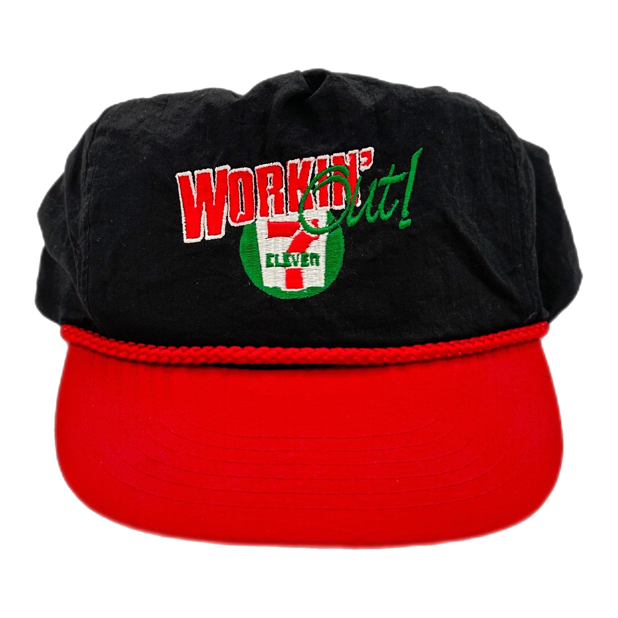 Vintage 7/11 Workin Out Hat Red/Black