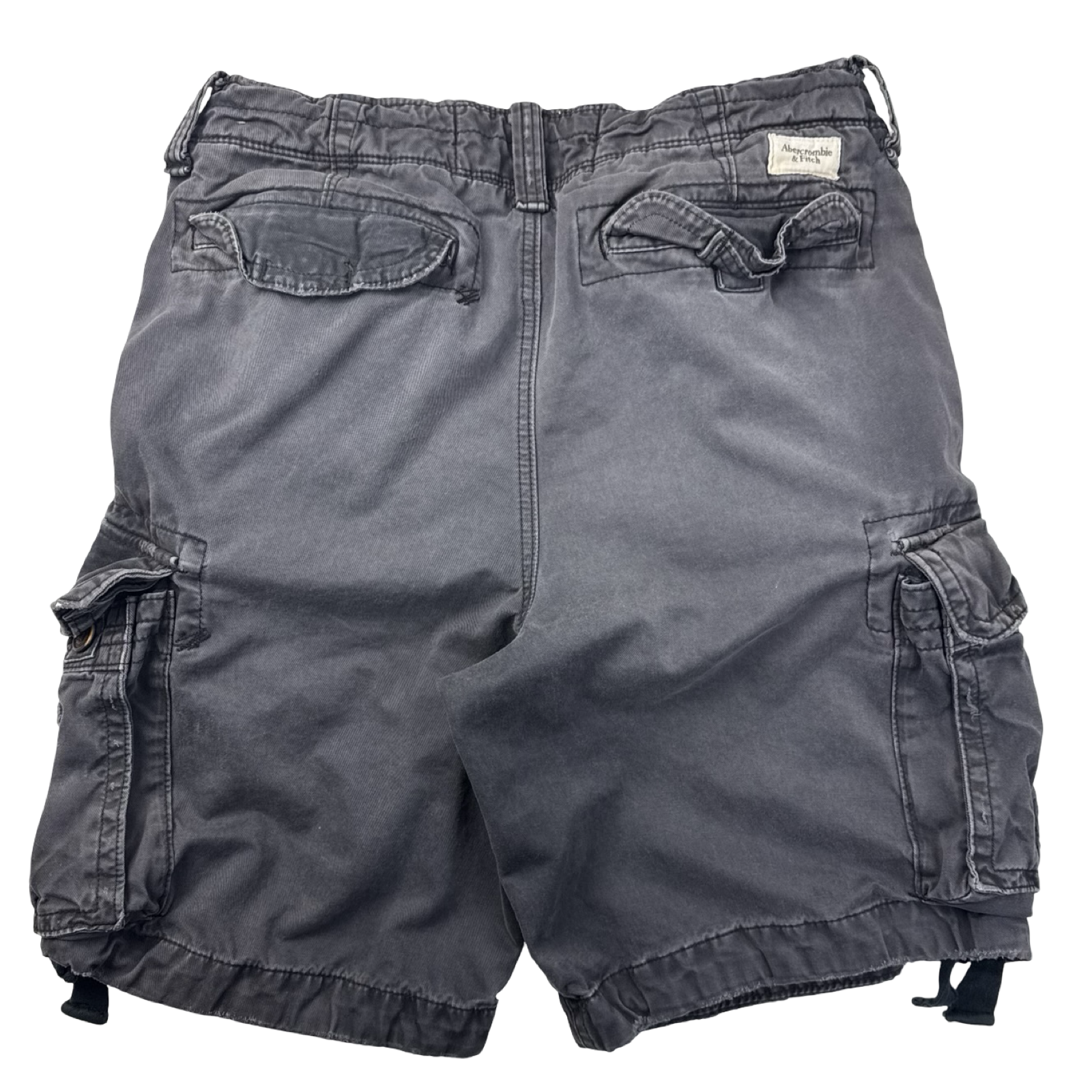 Vintage Abercrombie & Fitch Cargo Shorts Faded Grey