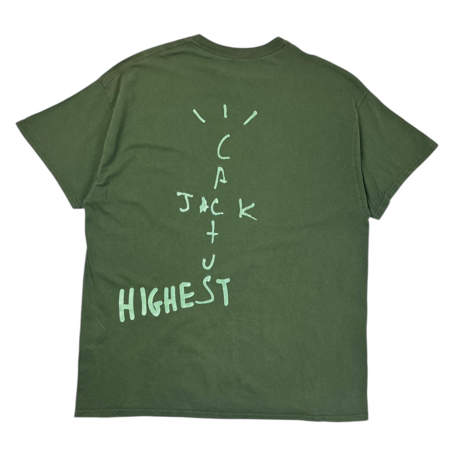 Travis Scott Jordan Cactus Jack Highest T Shirt Olive