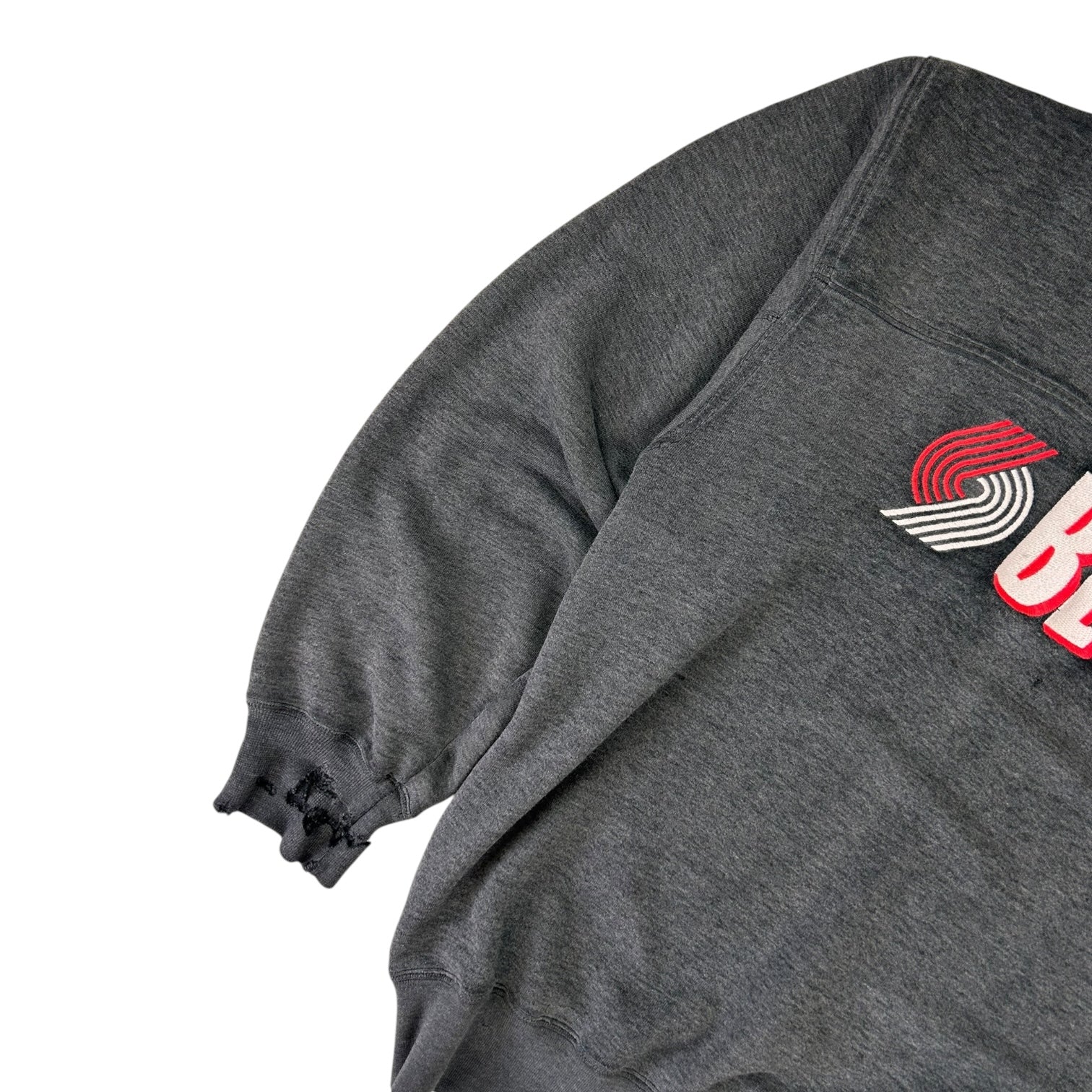 Vintage Portland Trail Blazers Crewneck Grey