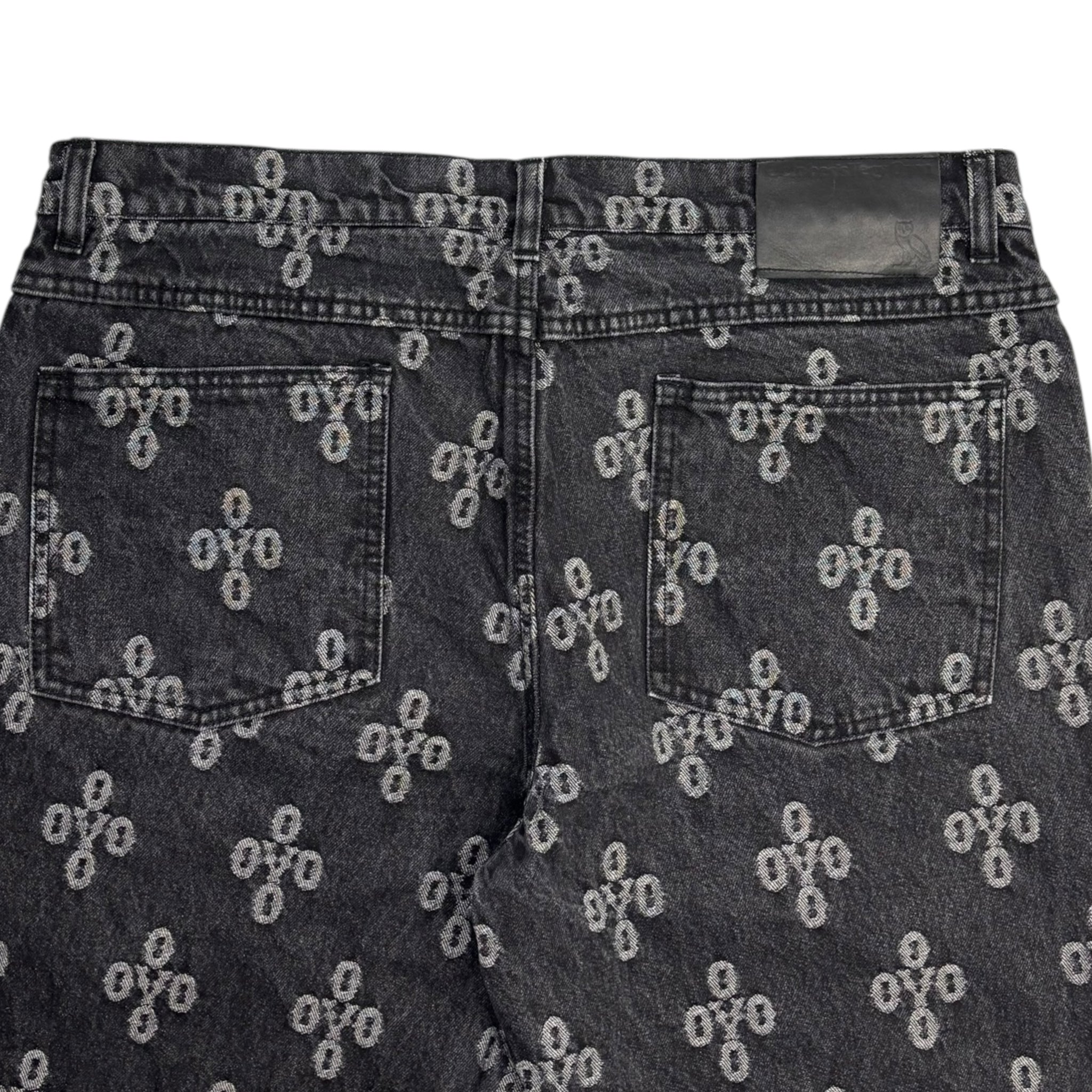 OVO Monogram Jeans Black