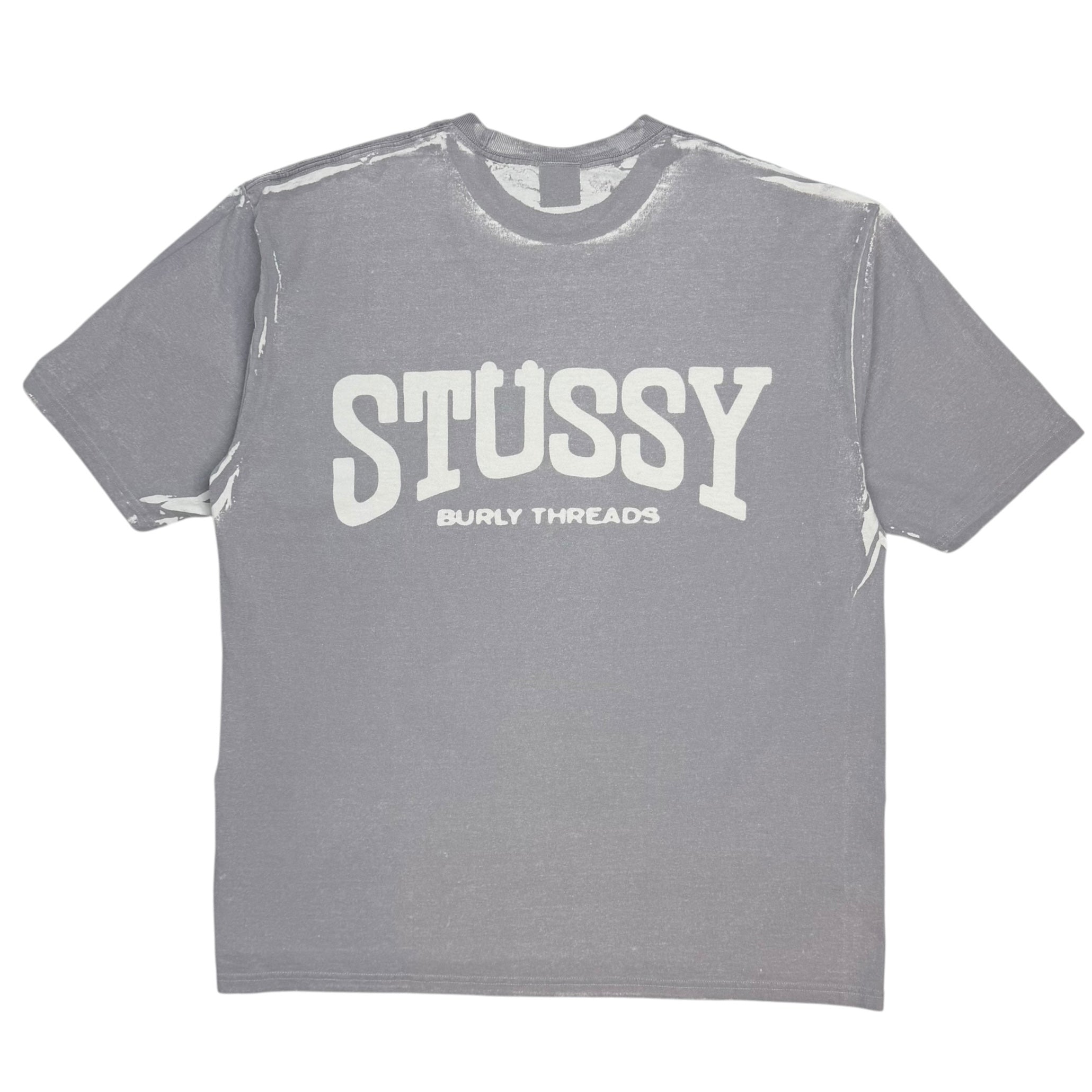 Stussy Burly Stone Washed Tee White