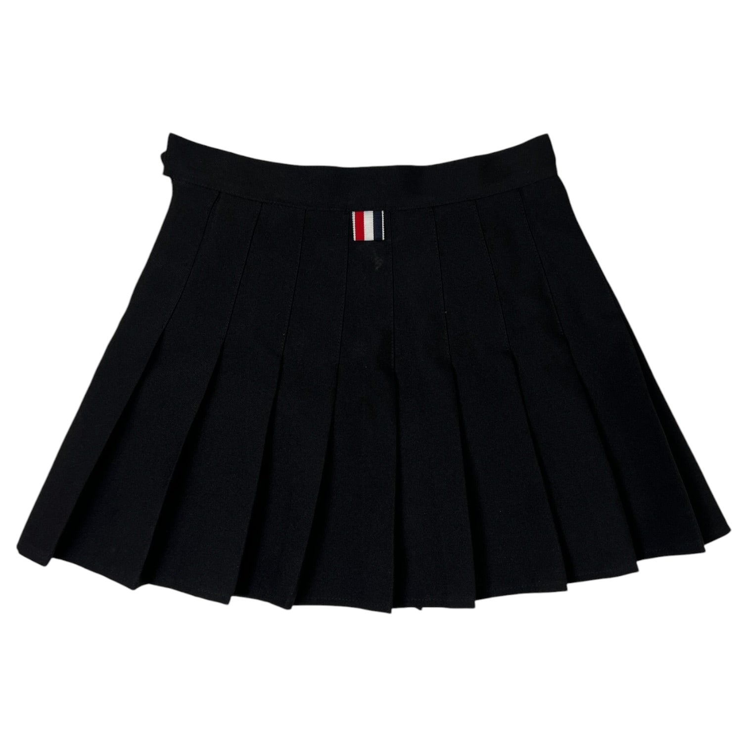 (W) Thom Browne Pleated Skirt Black