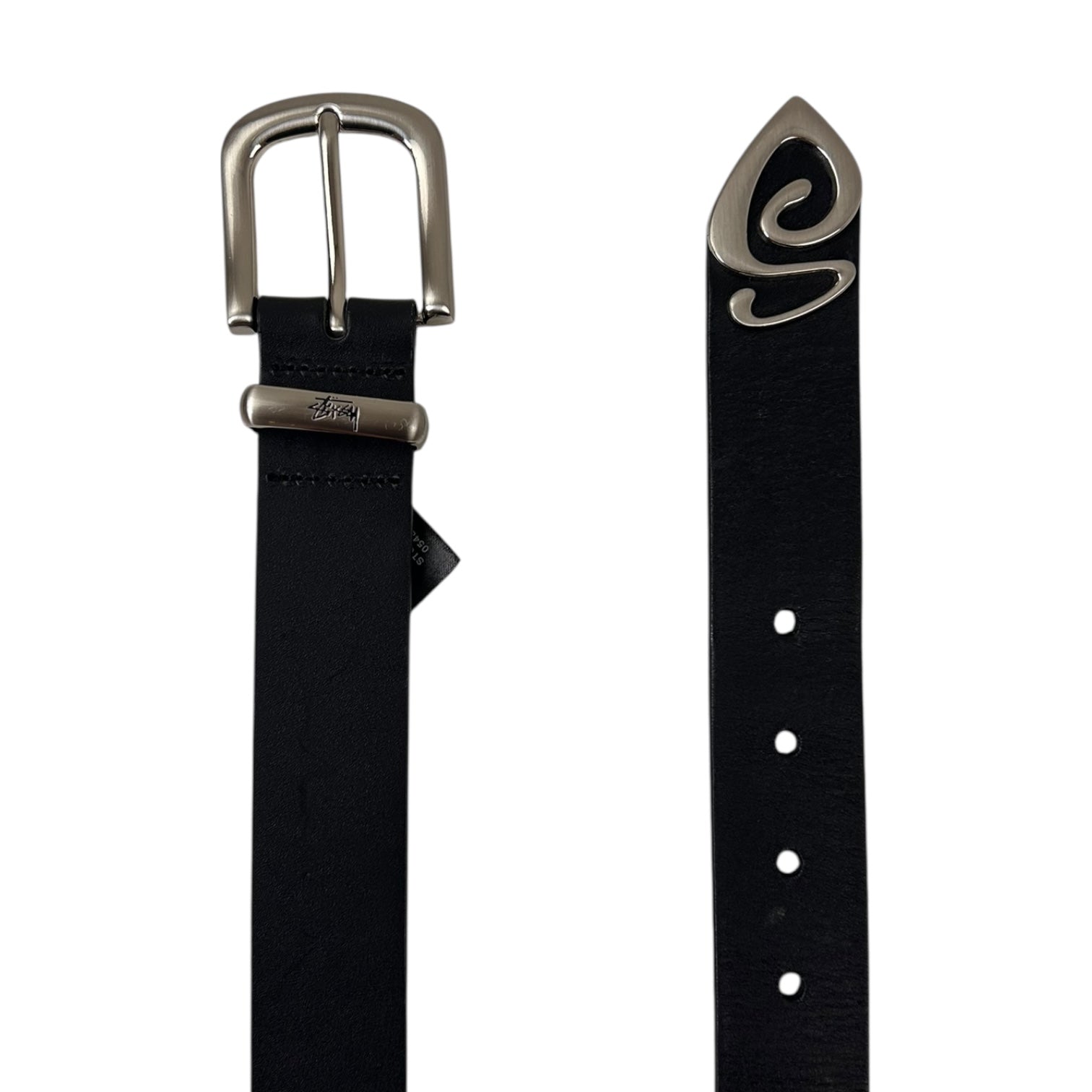 Stussy Metal S Belt Black