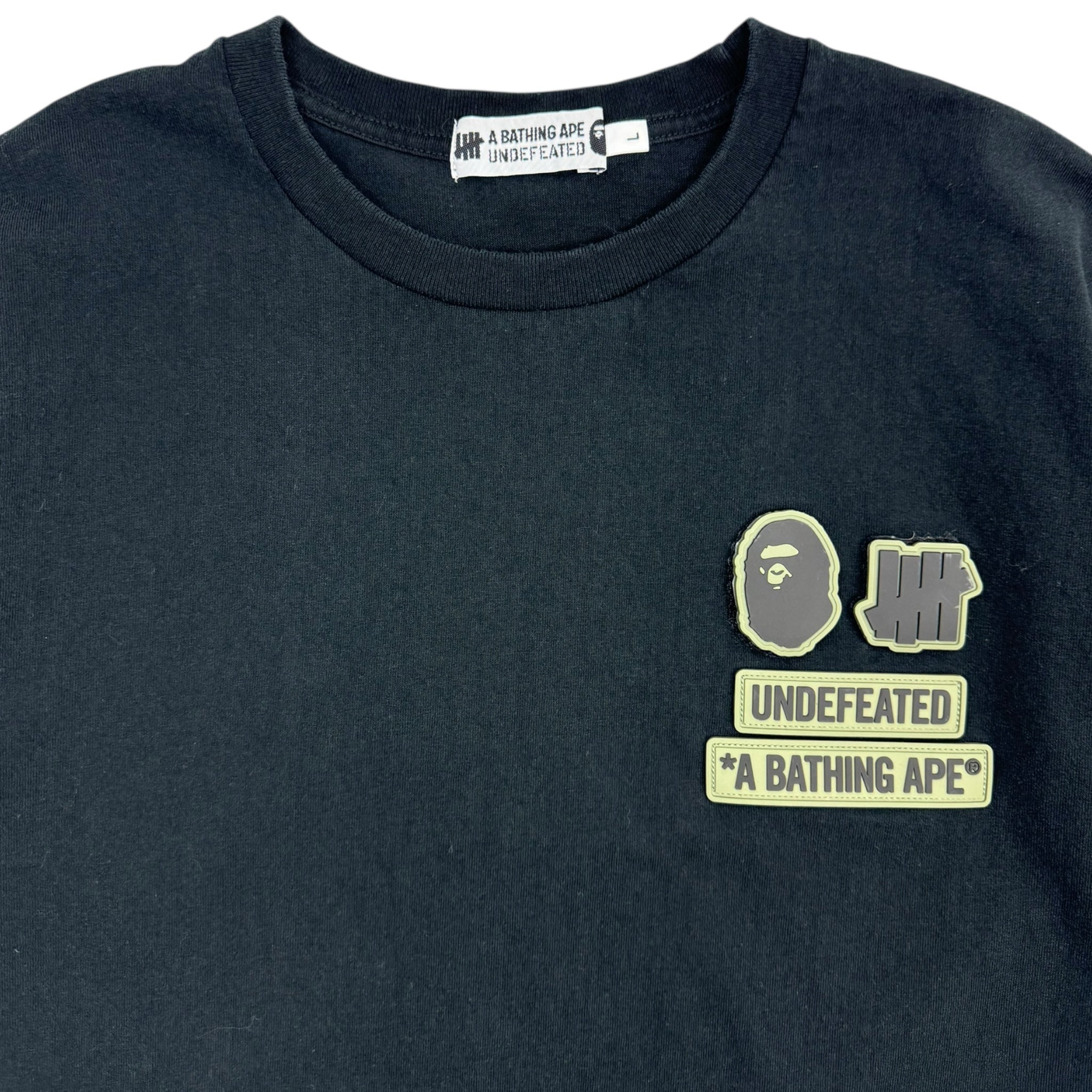 Bape x Undefeated Velcro Patch T-Shirt