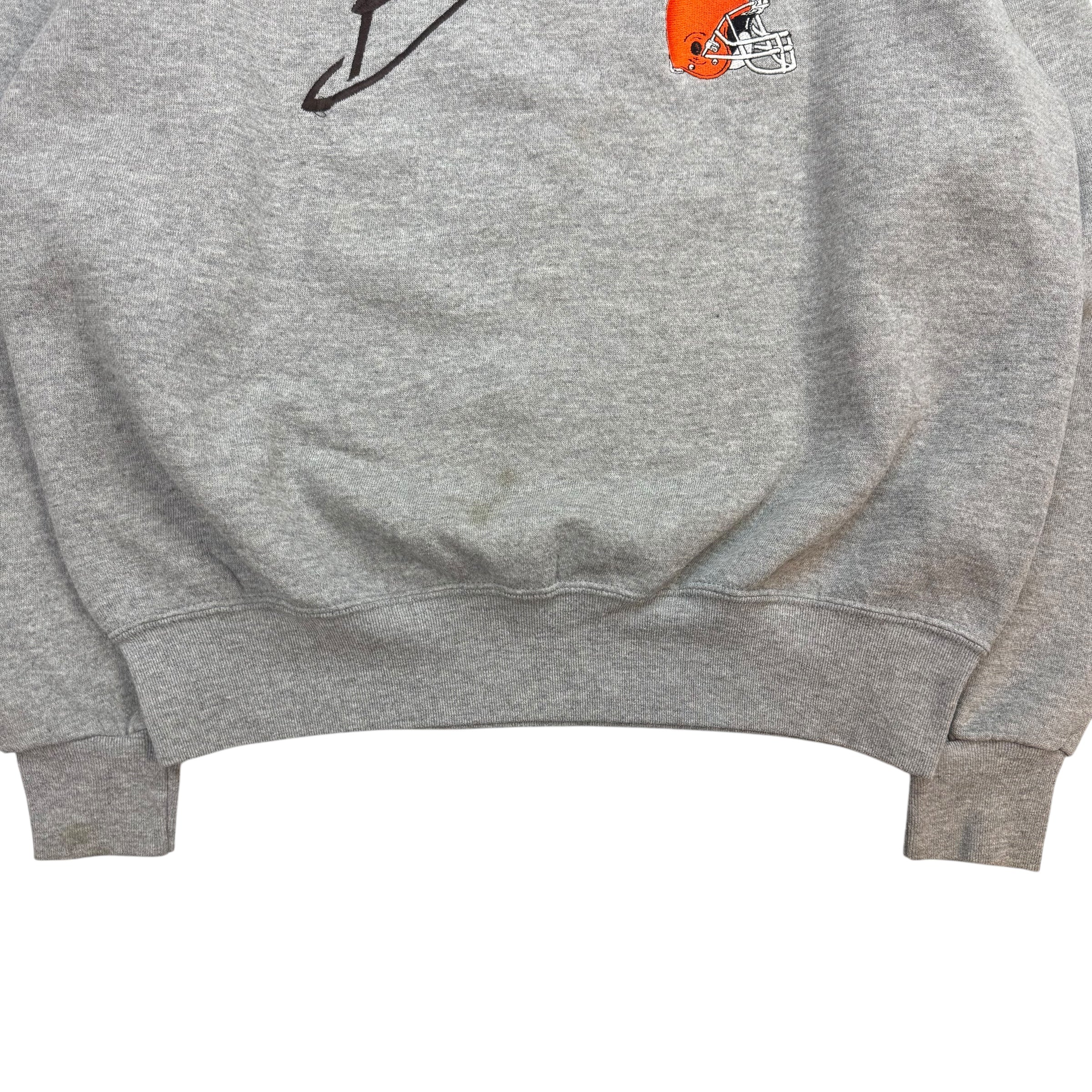 Vintage Lee Cleveland Browns Crewneck Grey