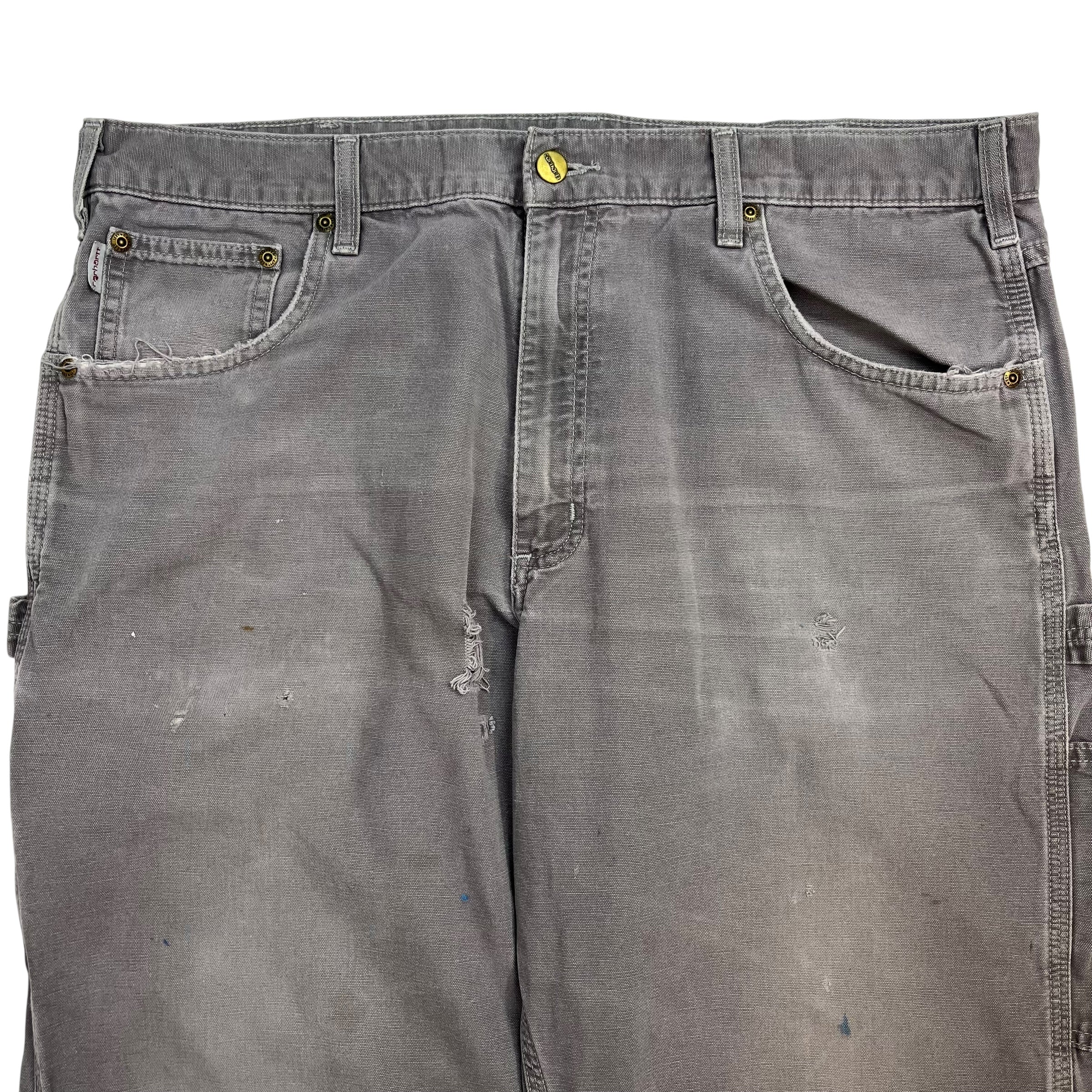 Vintage Carhartt Dungaree Pants Light Grey