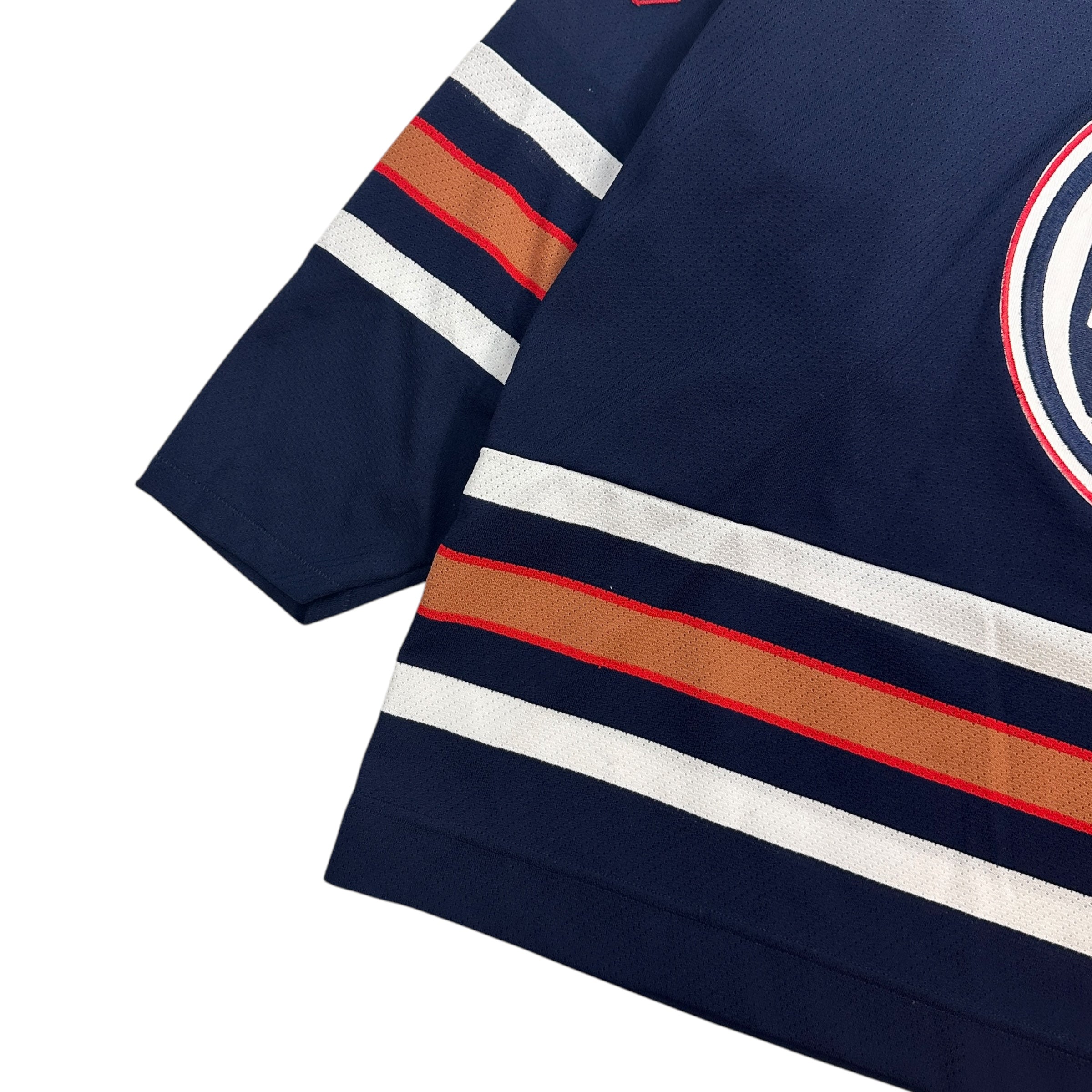 Vintage Edmonton Oilers Dwayne Roloson Jersey Navy
