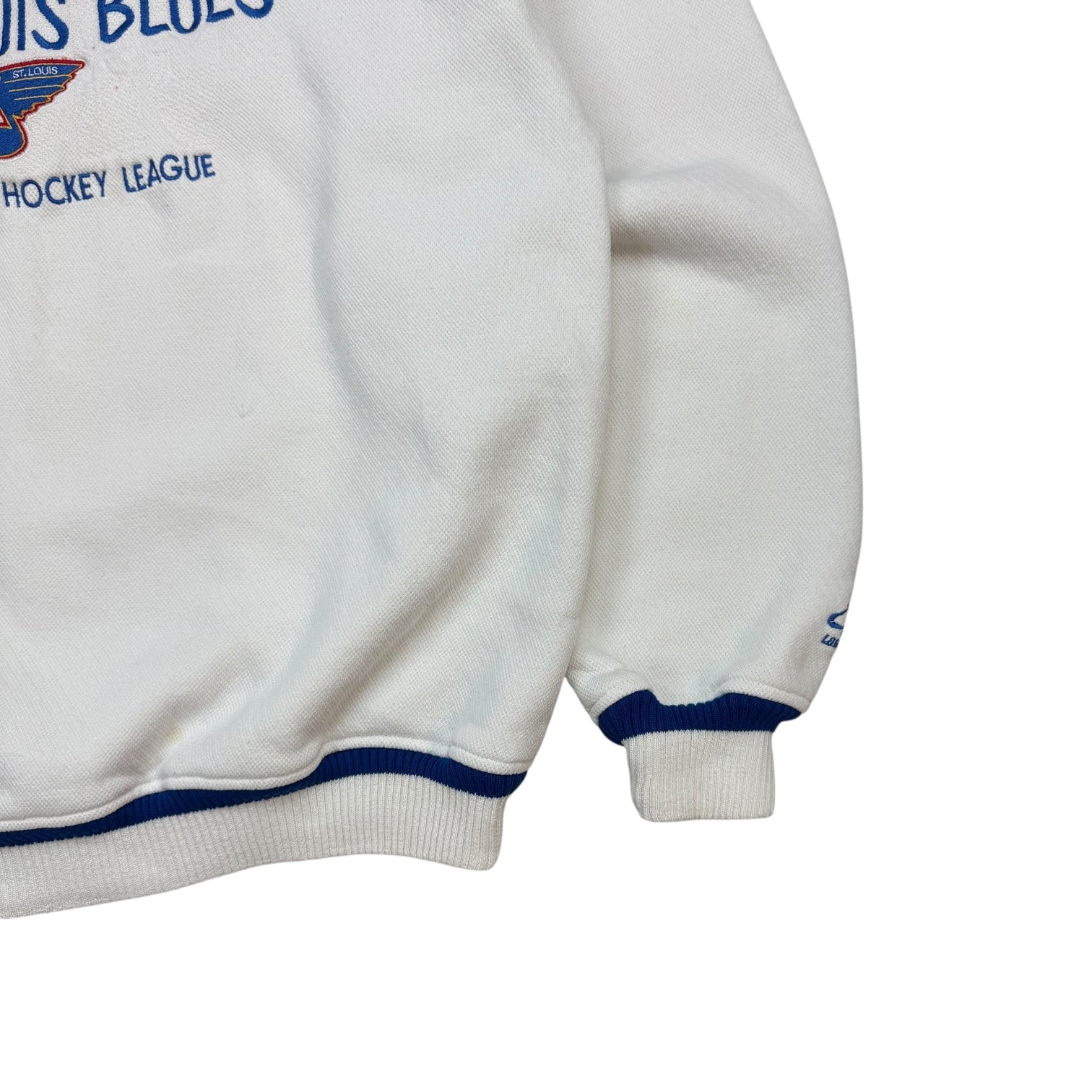Vintage St Louis Blues Crewneck White