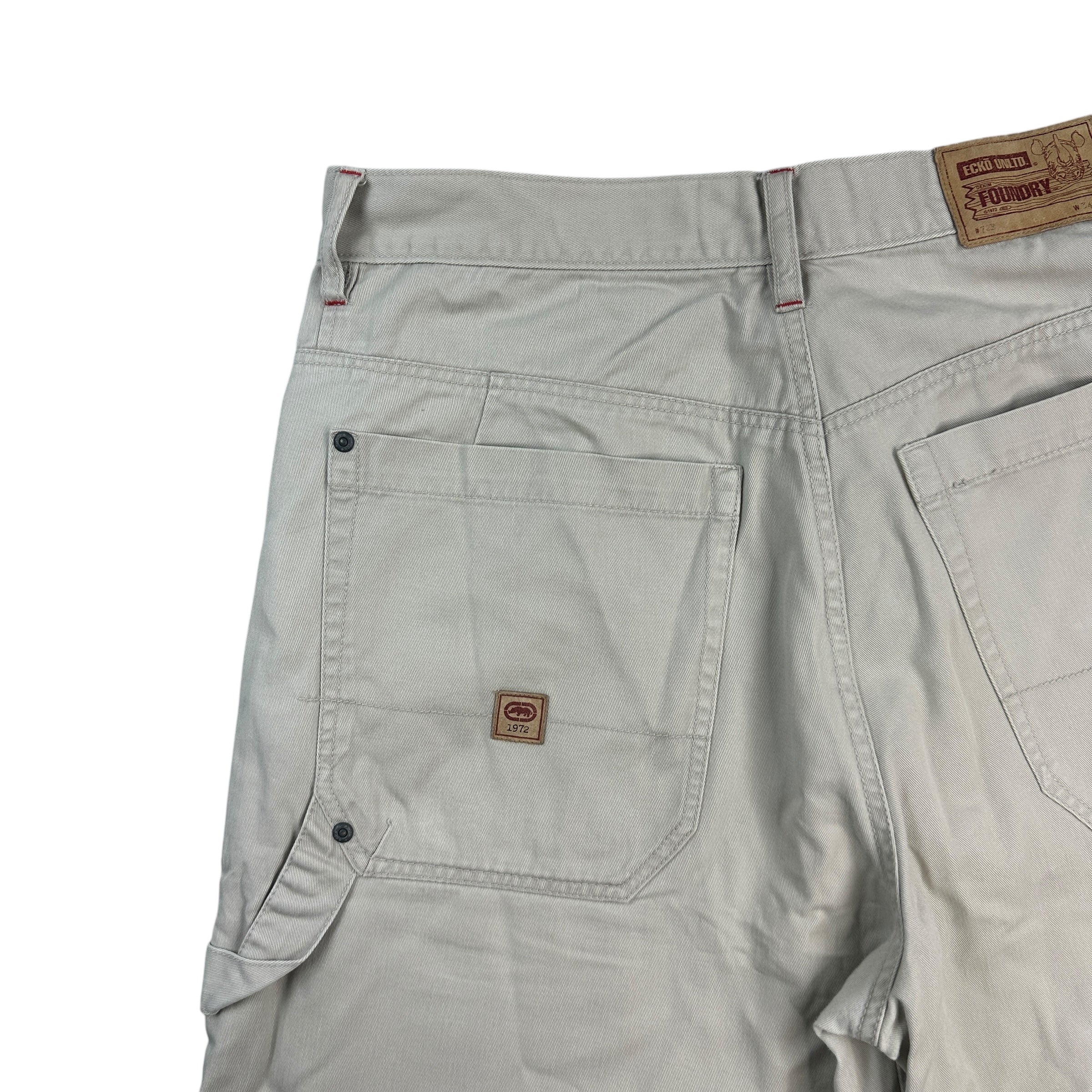 Vintage Y2K Ecko Unltd Cargo Shorts Tan