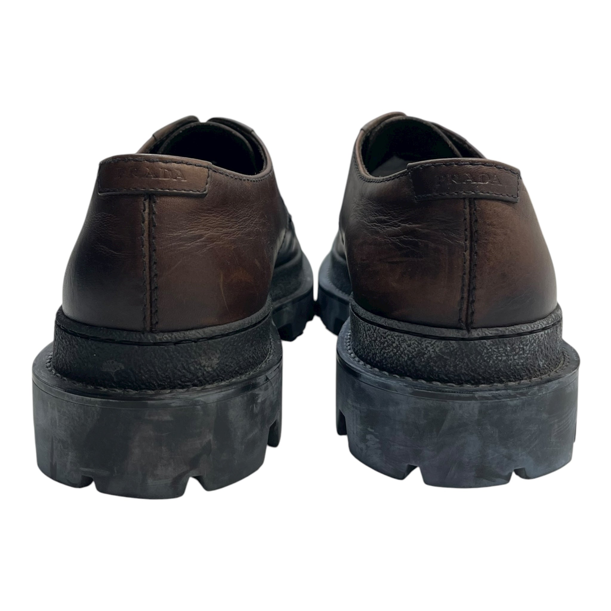 Prada Chocolate Lace Up (Used)