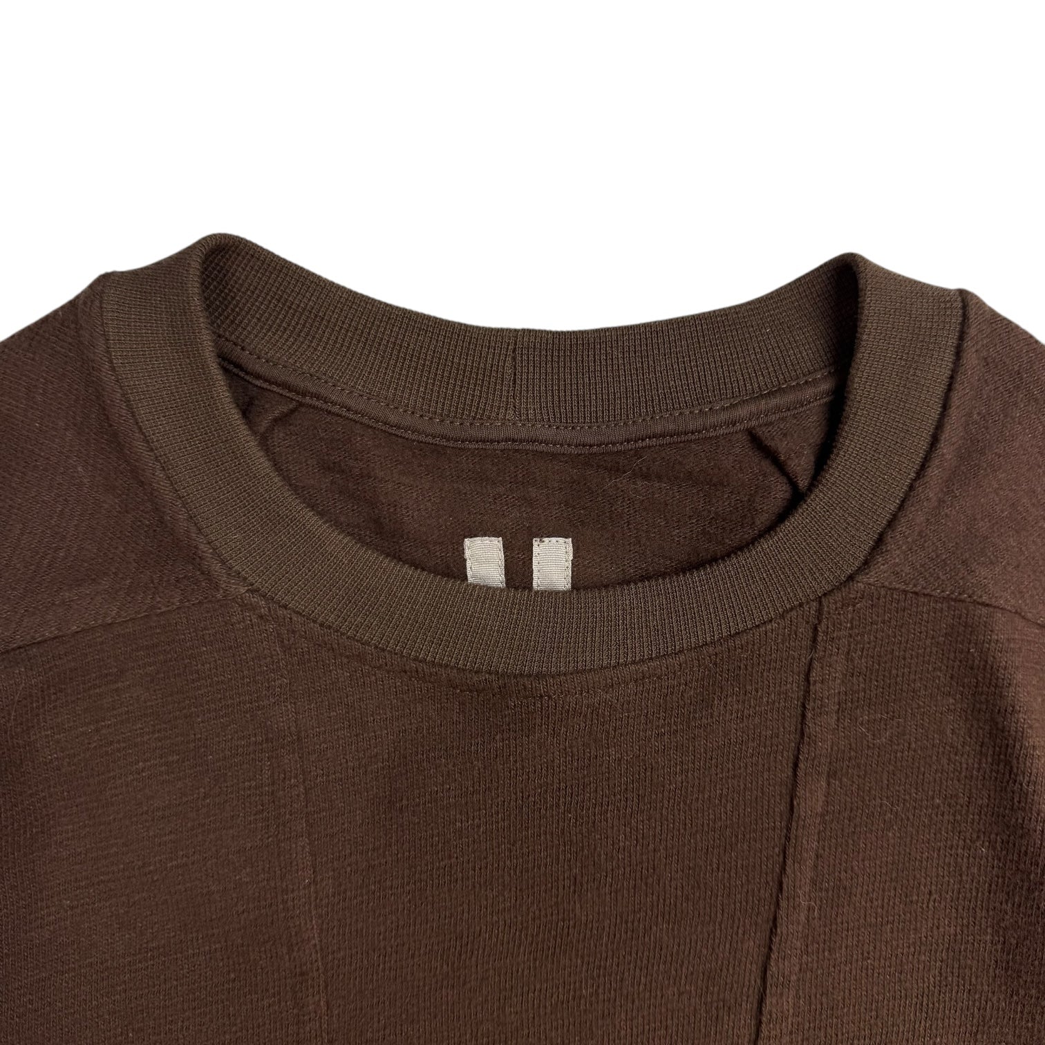 Rick Owens Cotton Sweatshirt Brown