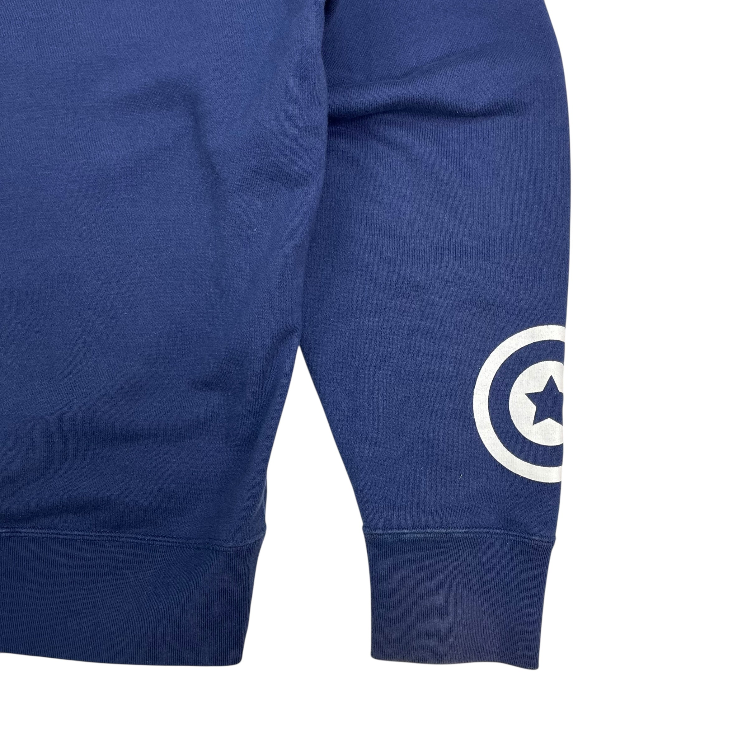 Bape Shark Head Hoodie Navy Blue/Blue Camo