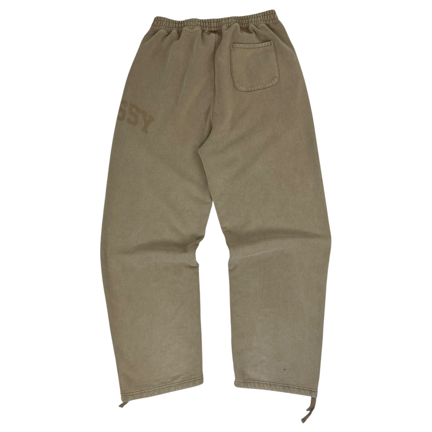 Stussy Faded Graphic Fleece Sweatpants Beige