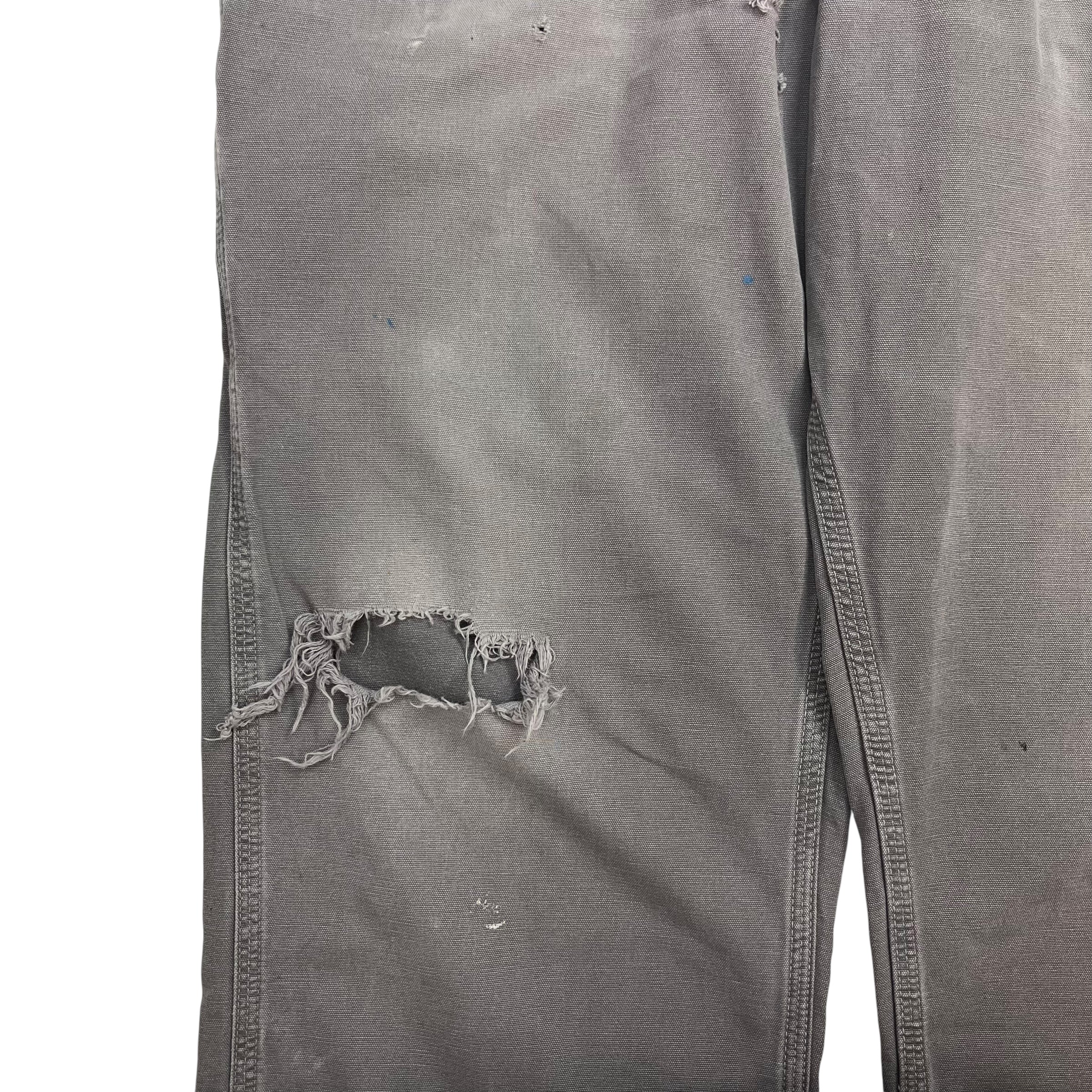 Vintage Carhartt Dungaree Pants Light Grey