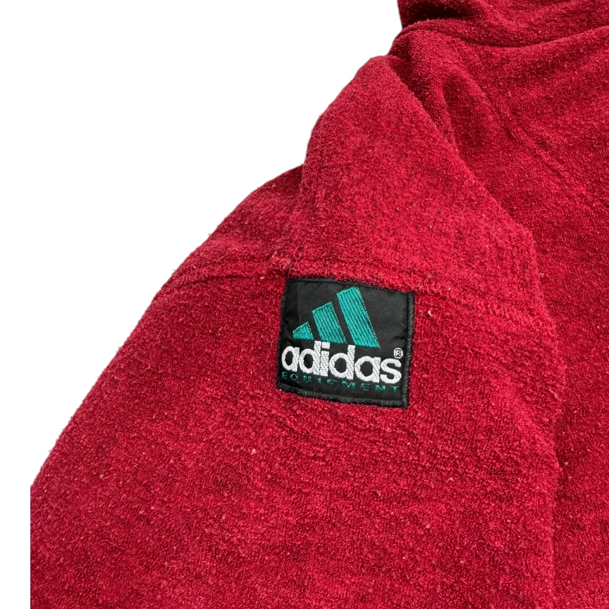 Vintage Adidas Equipment Quarter Zip Fleece Plush