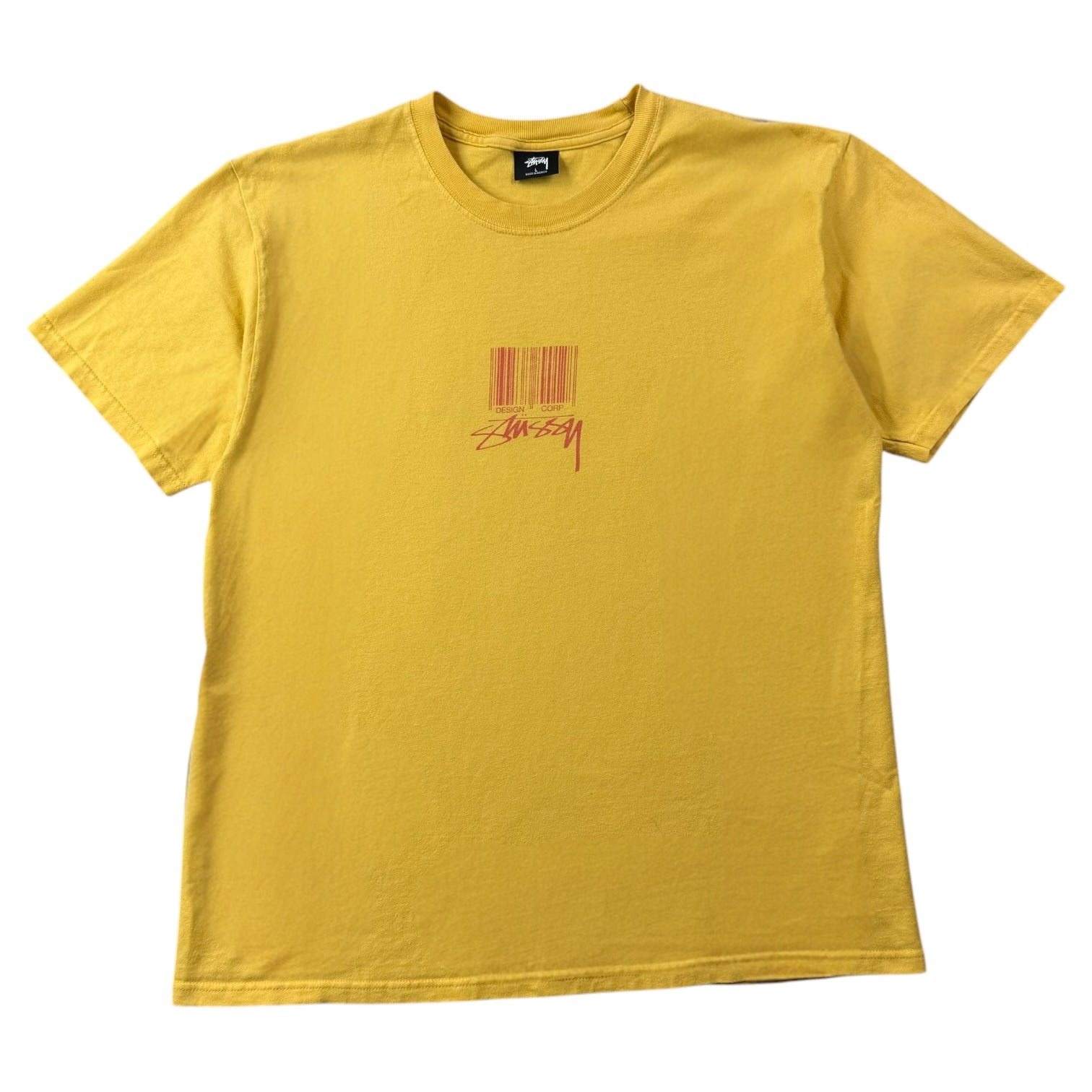 Stussy Barcode Tee Yellow