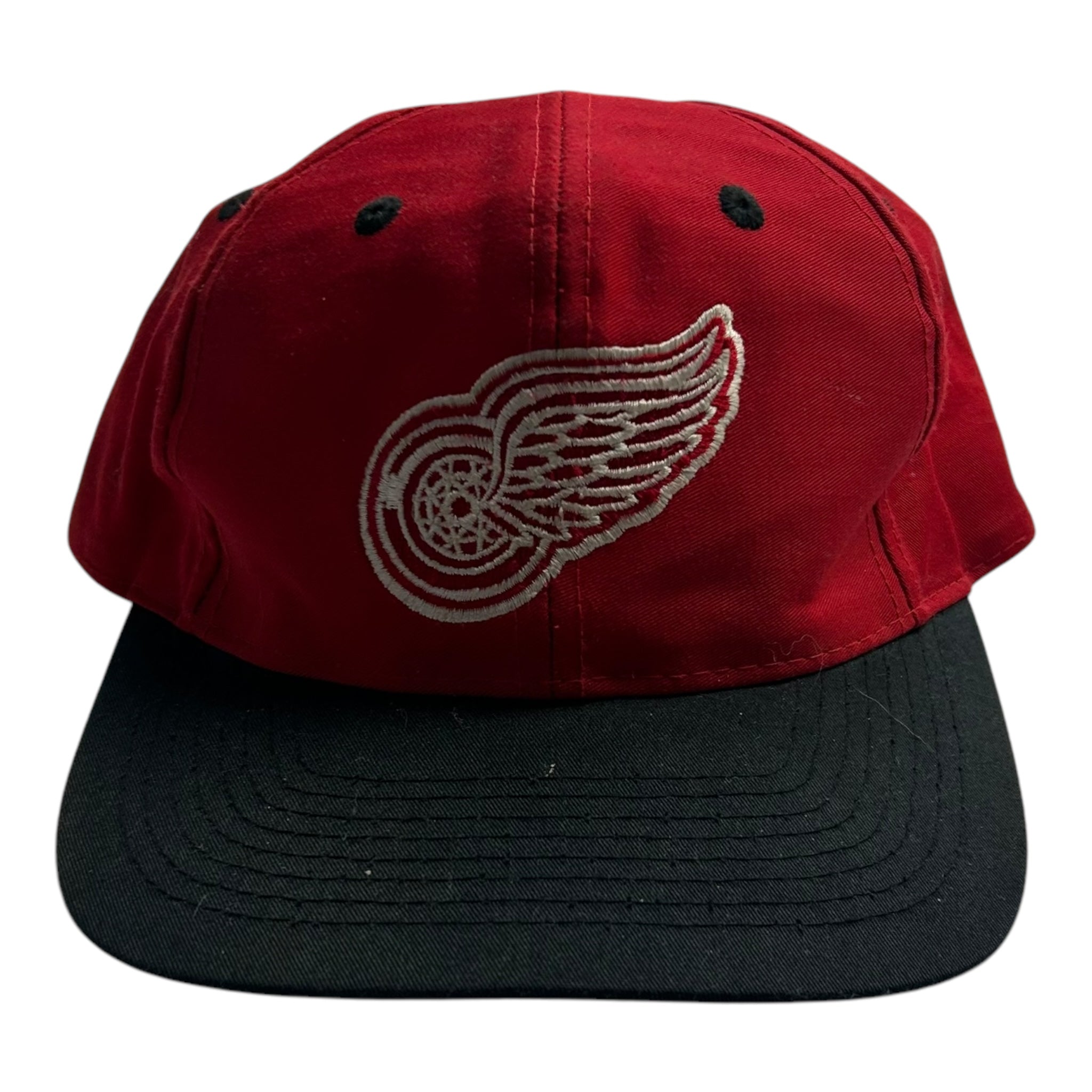 Vintage Detroit Red Wings Logo 7 Hat Red/Black