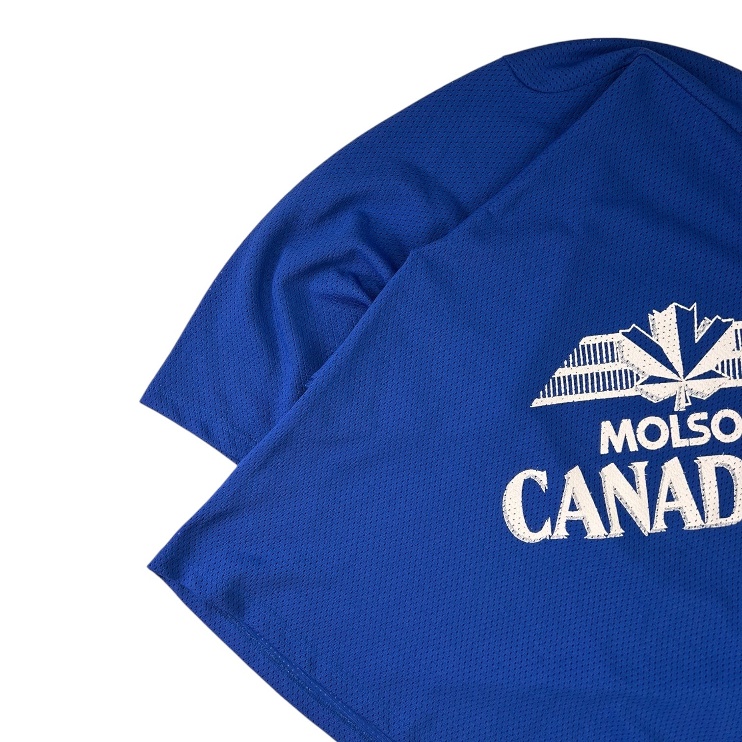Vintage Molson Canadian Hockey Jersey Blue