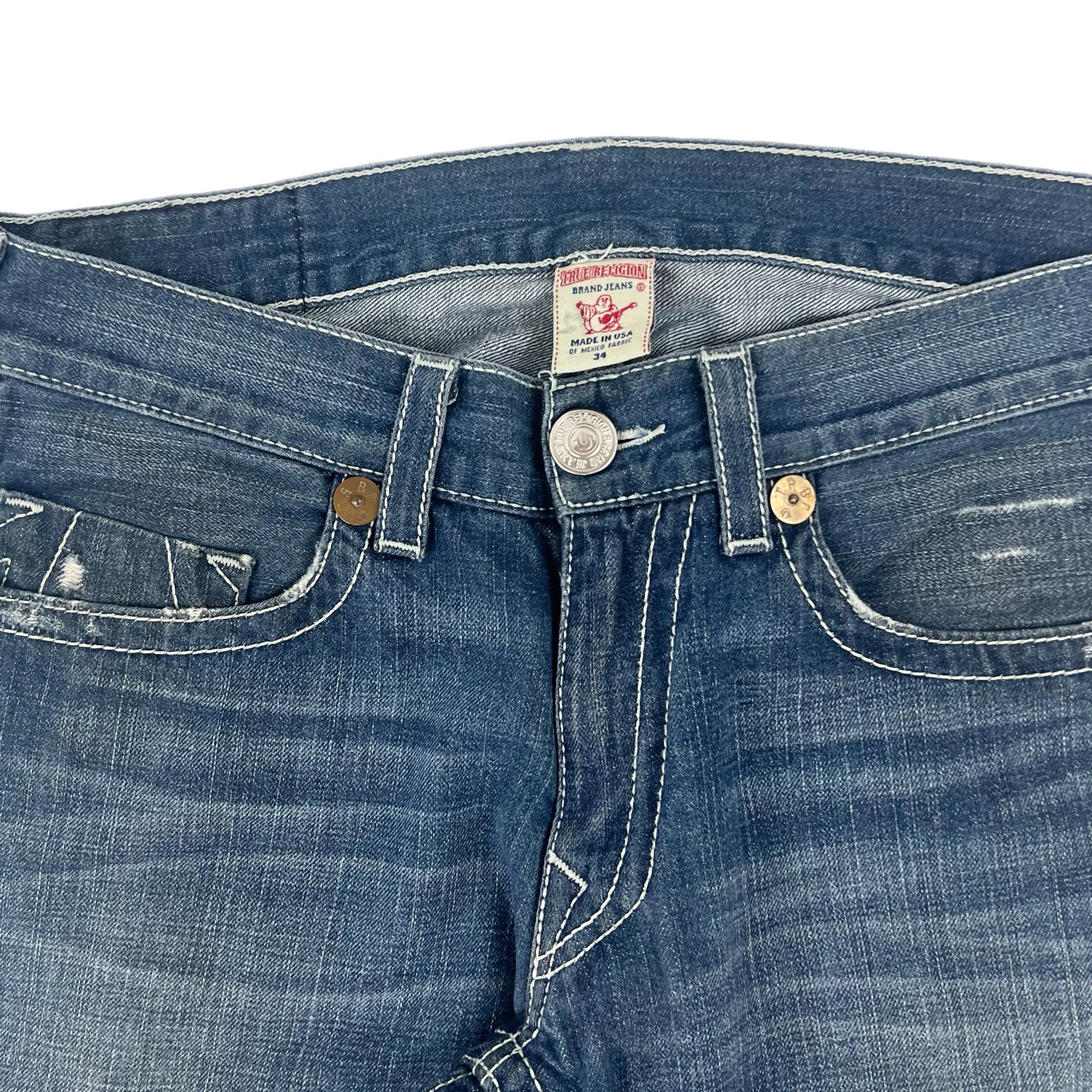 Vintage Y2K True Religion Big Horse Shoe Denim