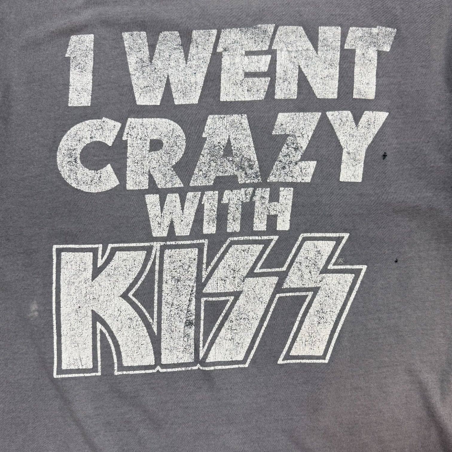 1988 Kiss Crazy Nights ‘88 Tee Faded Black
