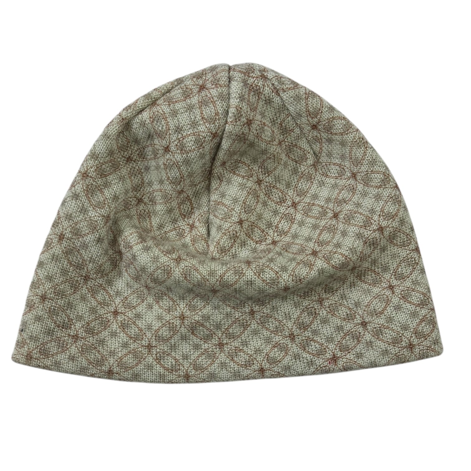 Vintage Oakley Software Patterned Skullcap Beanie Beige