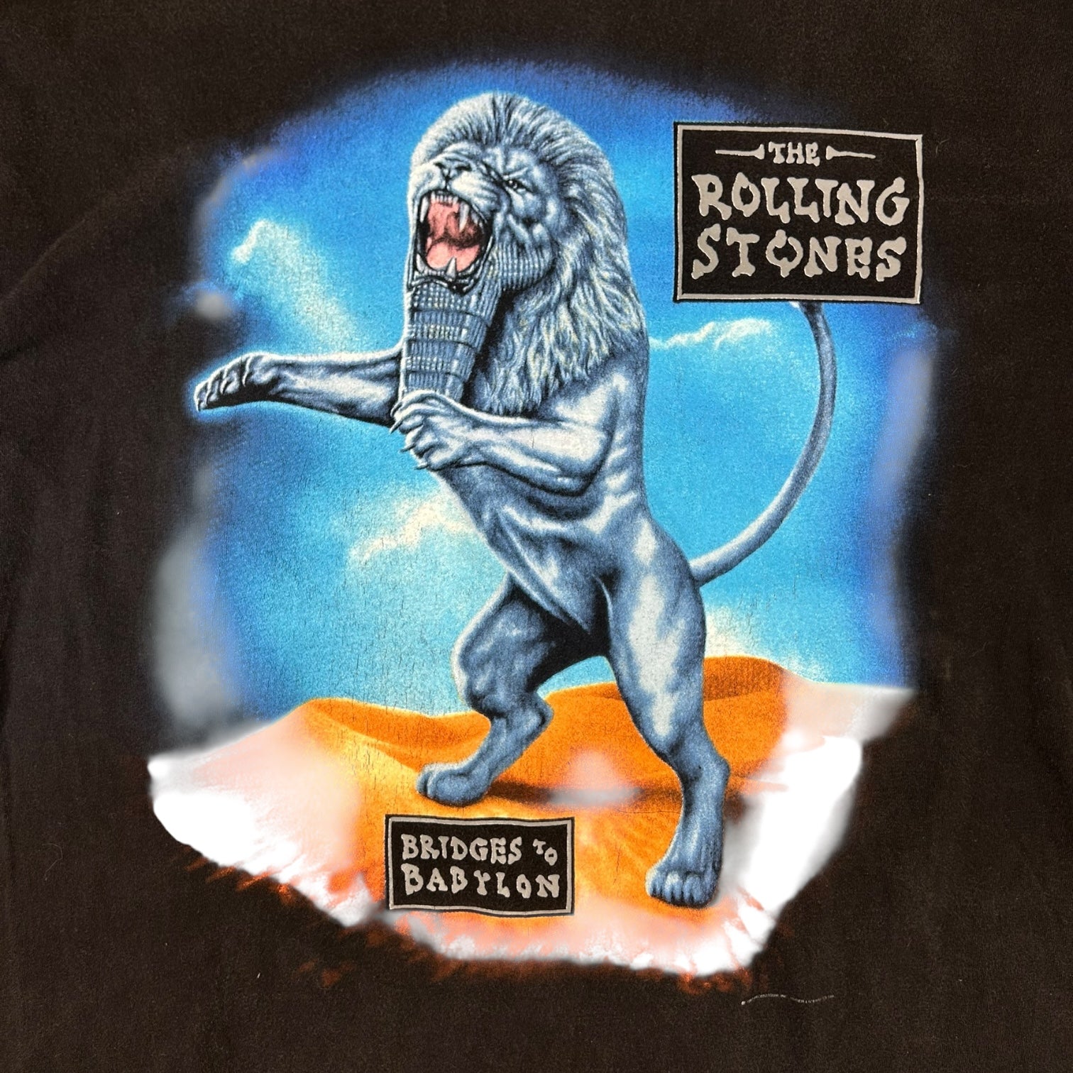 Vintage 1997 Rolling Stones Brides To Babylon T-Shirt Black