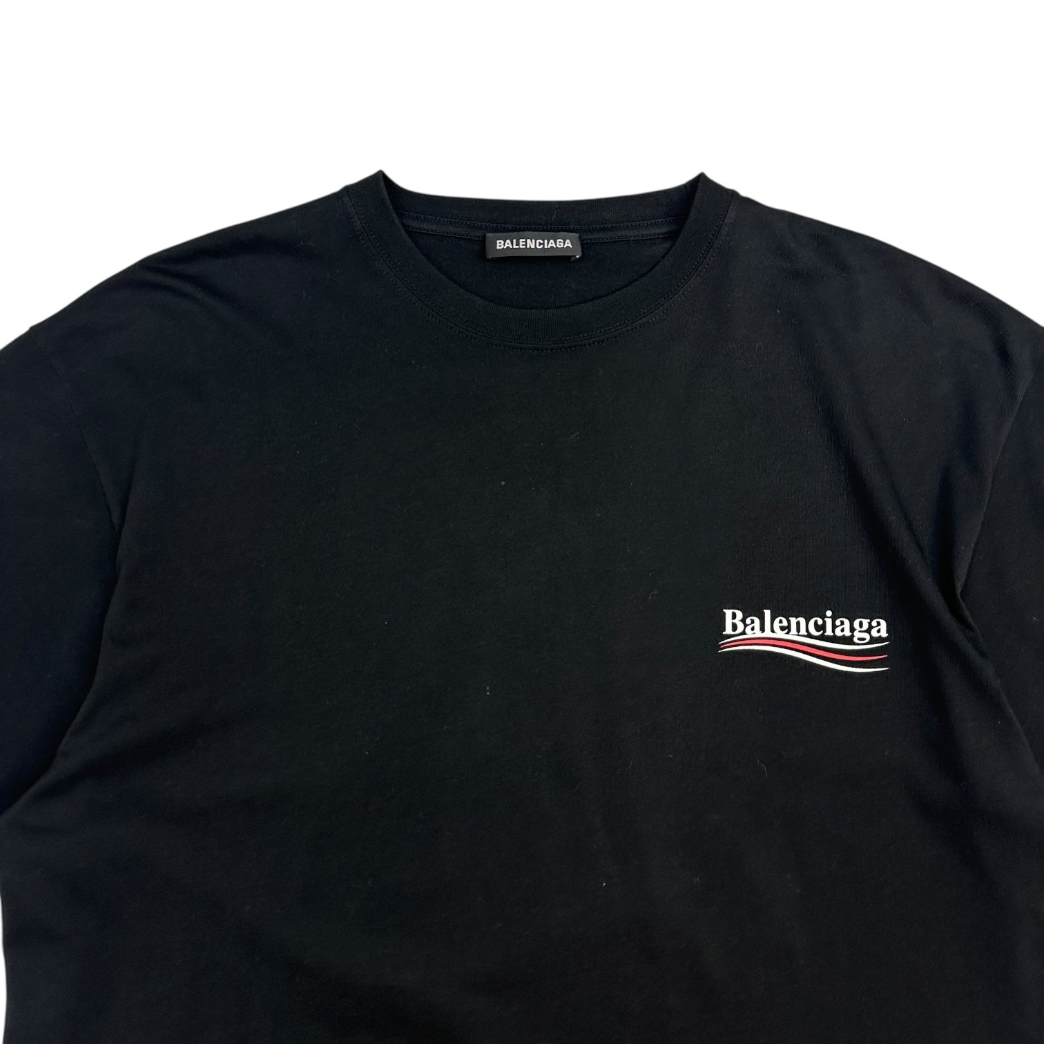Balenciaga Political Campaign T-Shirt Black