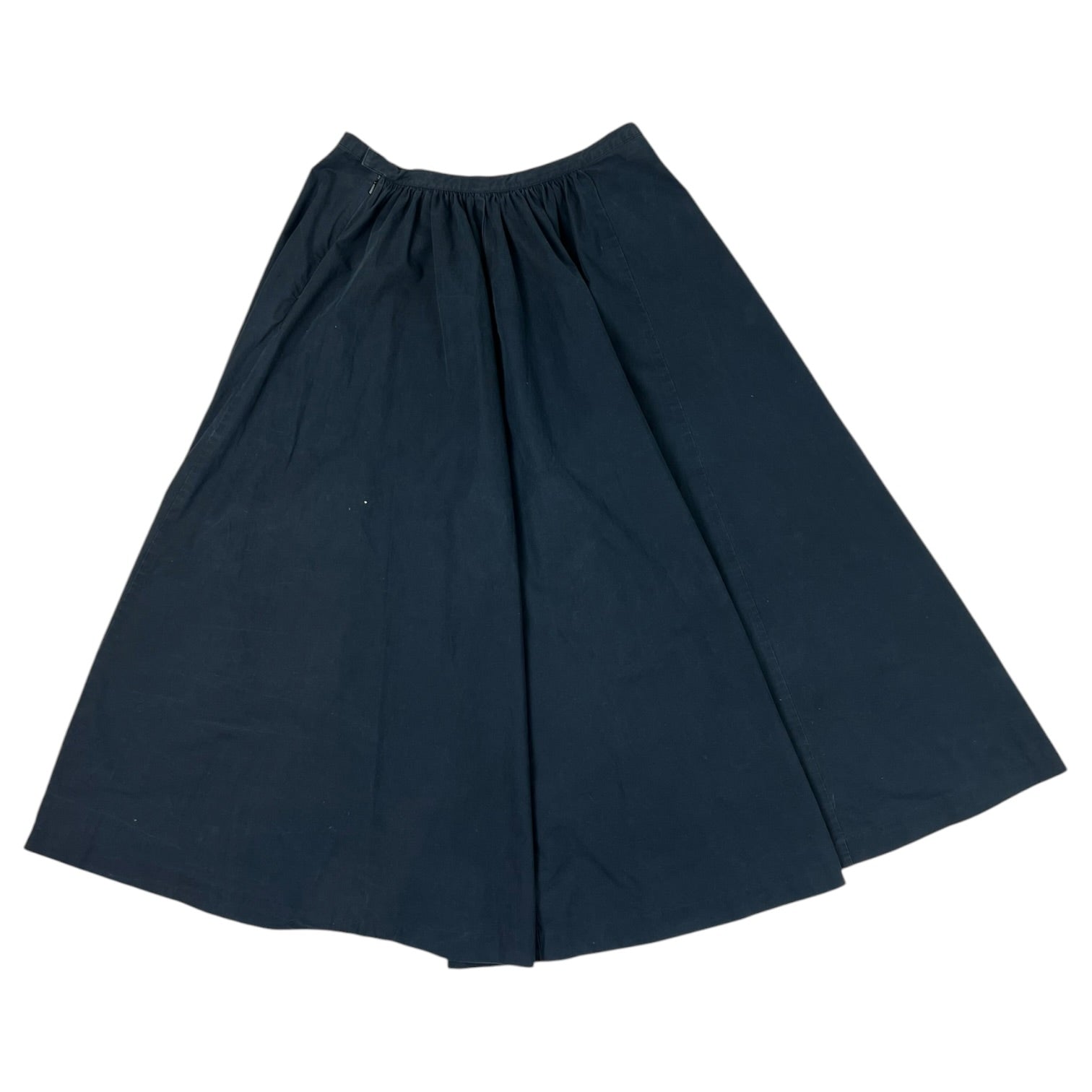 (W) Club Monaco Casual High Waist A-Line Midi Skirt
