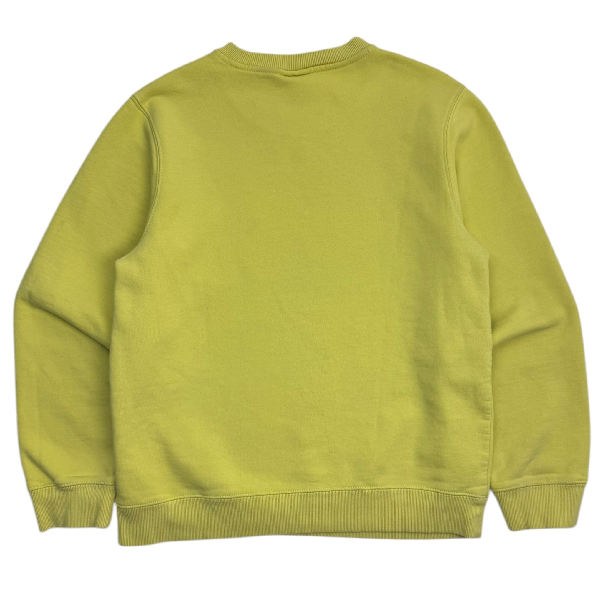 Stussy Logo Crewneck Lime/Yellow